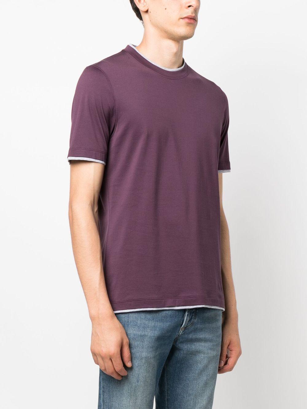 crew-neck cotton T-shirt Product Image