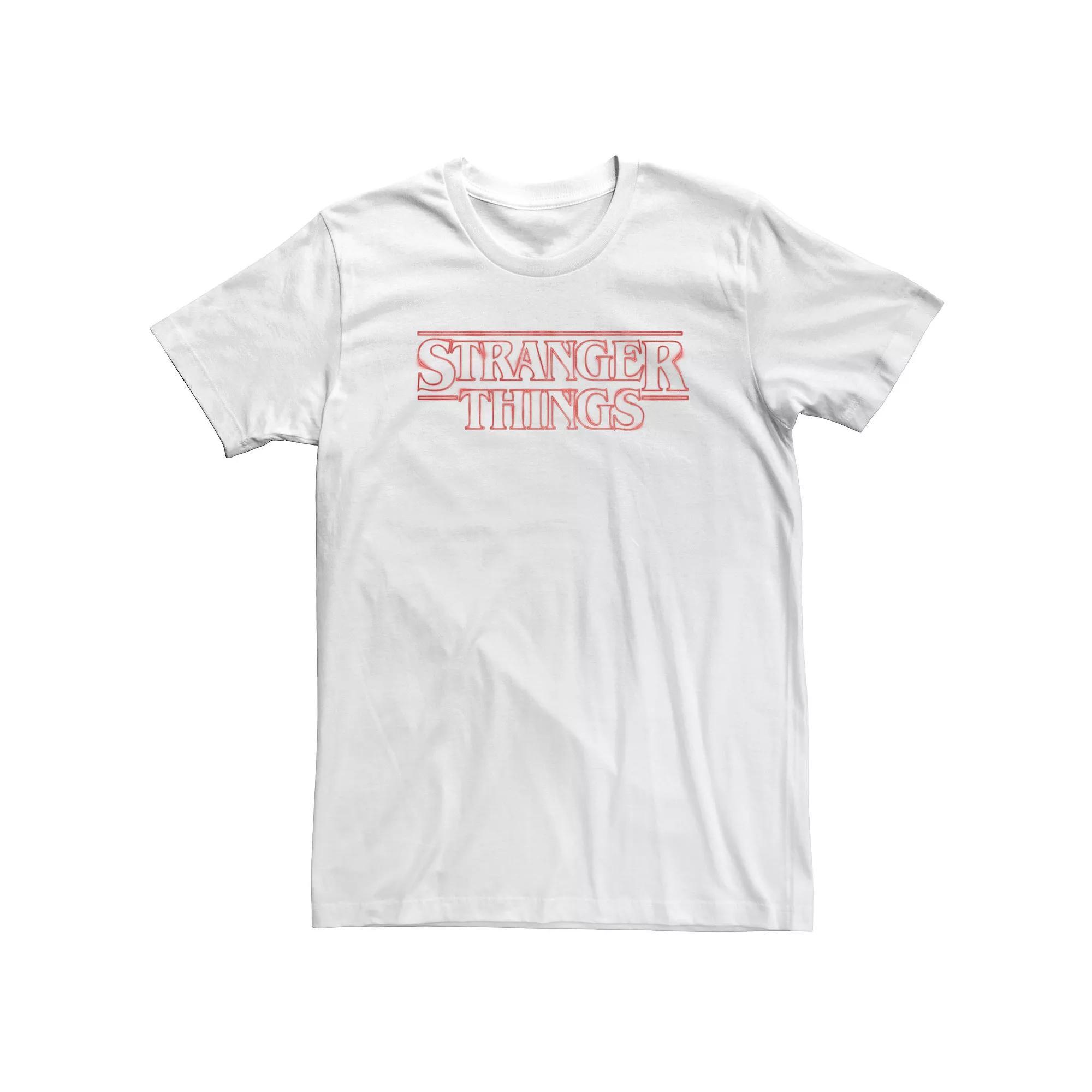 Big & Tall Netflix Stranger Things Neon Logo Tee, Men's,  Product Image