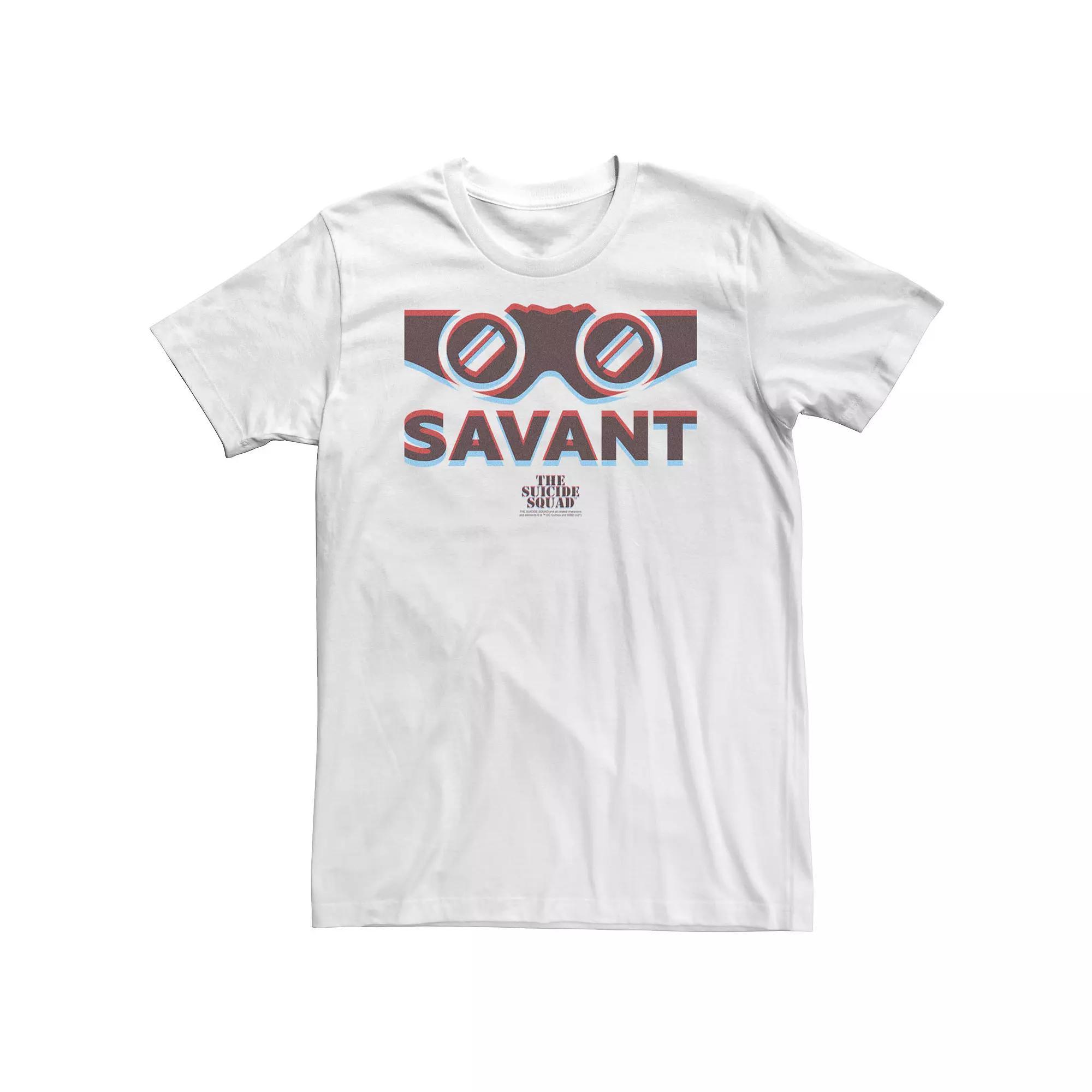 Big & Tall DC Comics The Suicide Squad Savant Goggles Tee, Men's, Size: 3XL, White Product Image