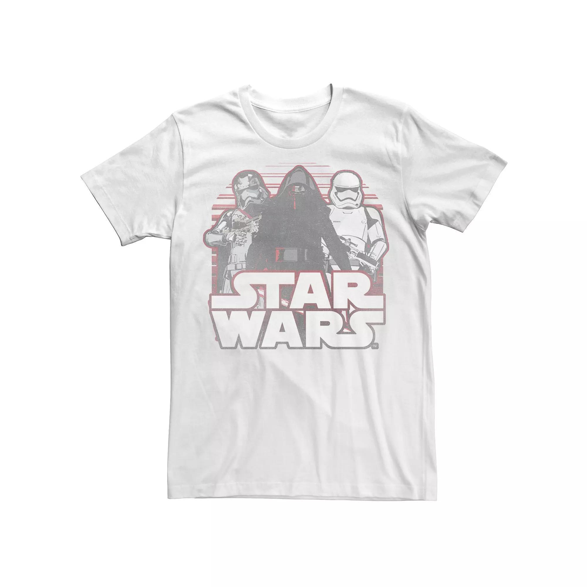 Men's Star Wars Kylo Ren & Captain Phasma Tee, Size: Medium, White Product Image