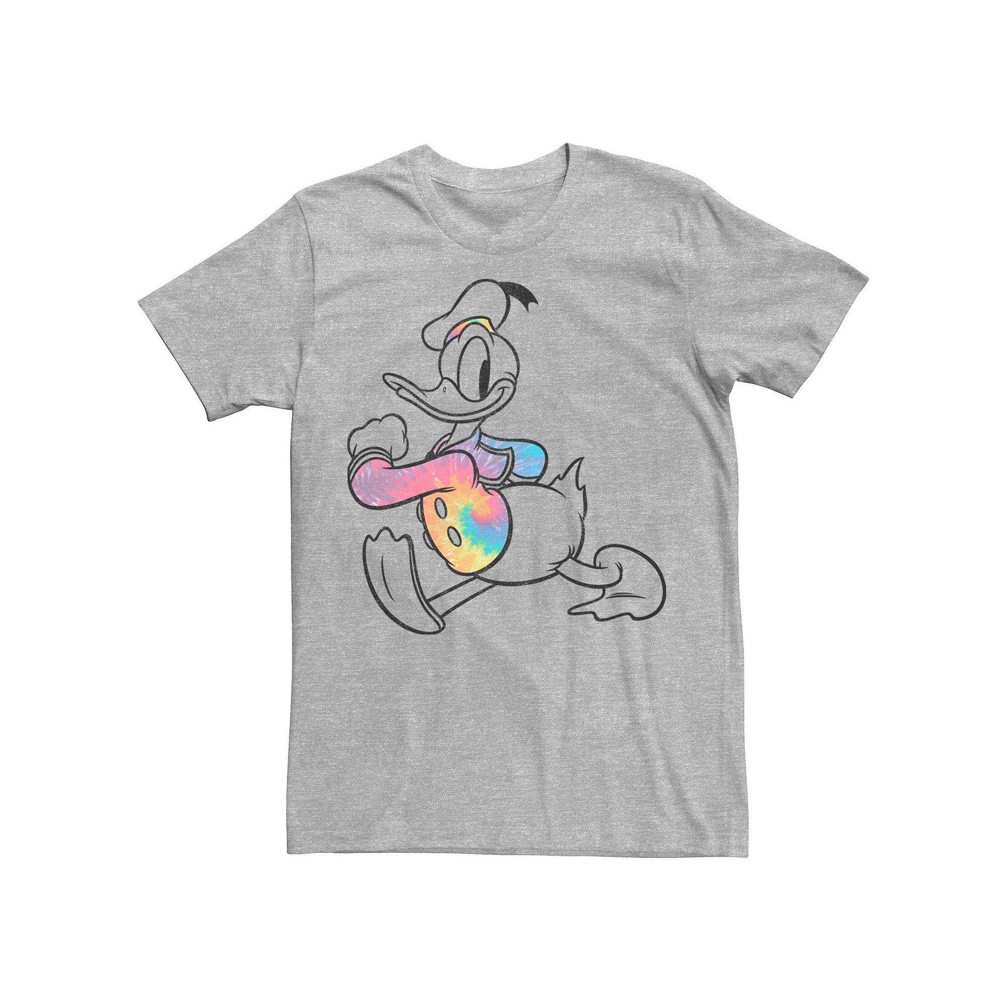Disney's Donald Duck Strut Tie-Dye Shirt Portrait Men's Tee,  Product Image