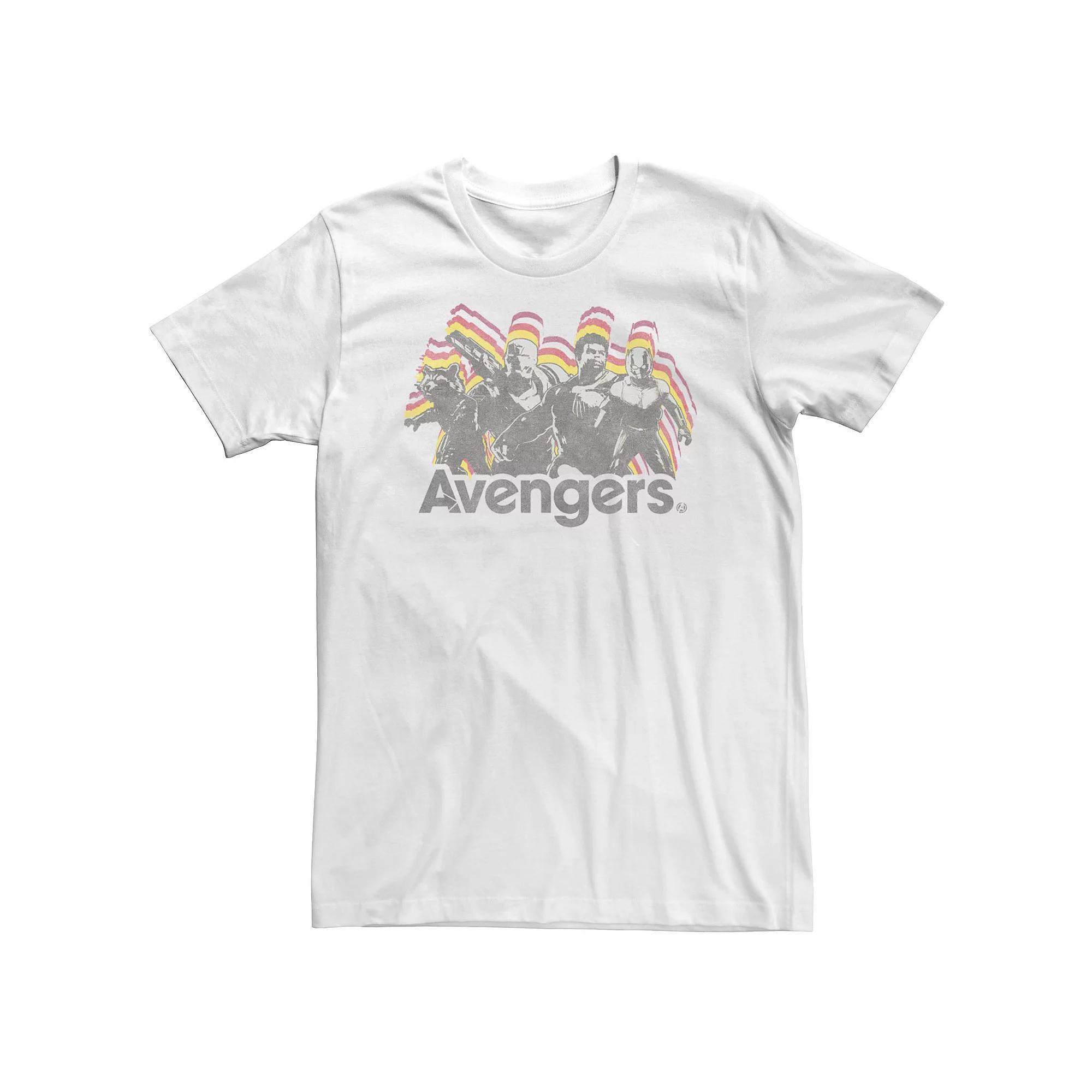 Big & Tall Marvel Retro Group Tee, Men's,  Product Image