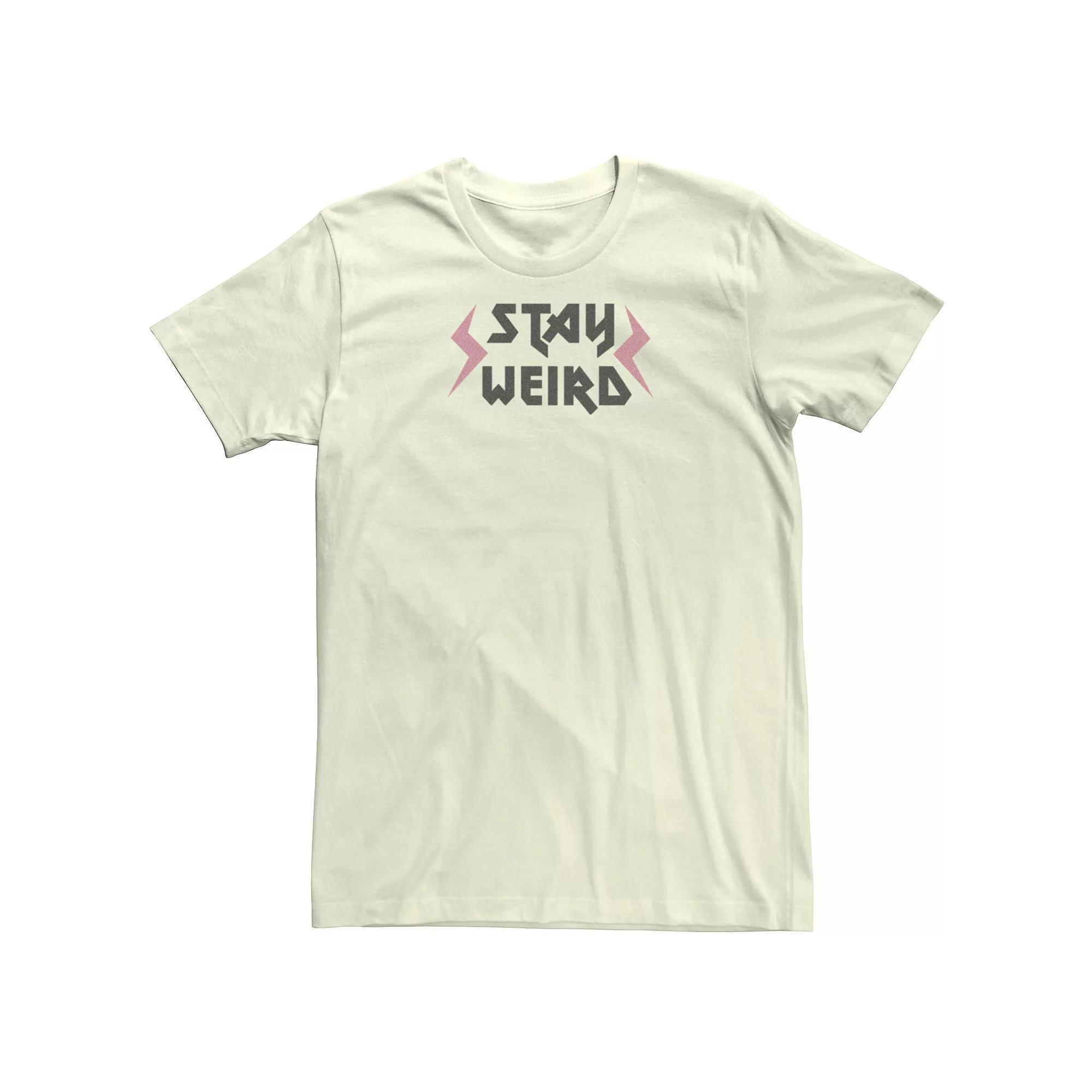 Men's Stay Weird Tee, Size: 3XL, Natural Product Image