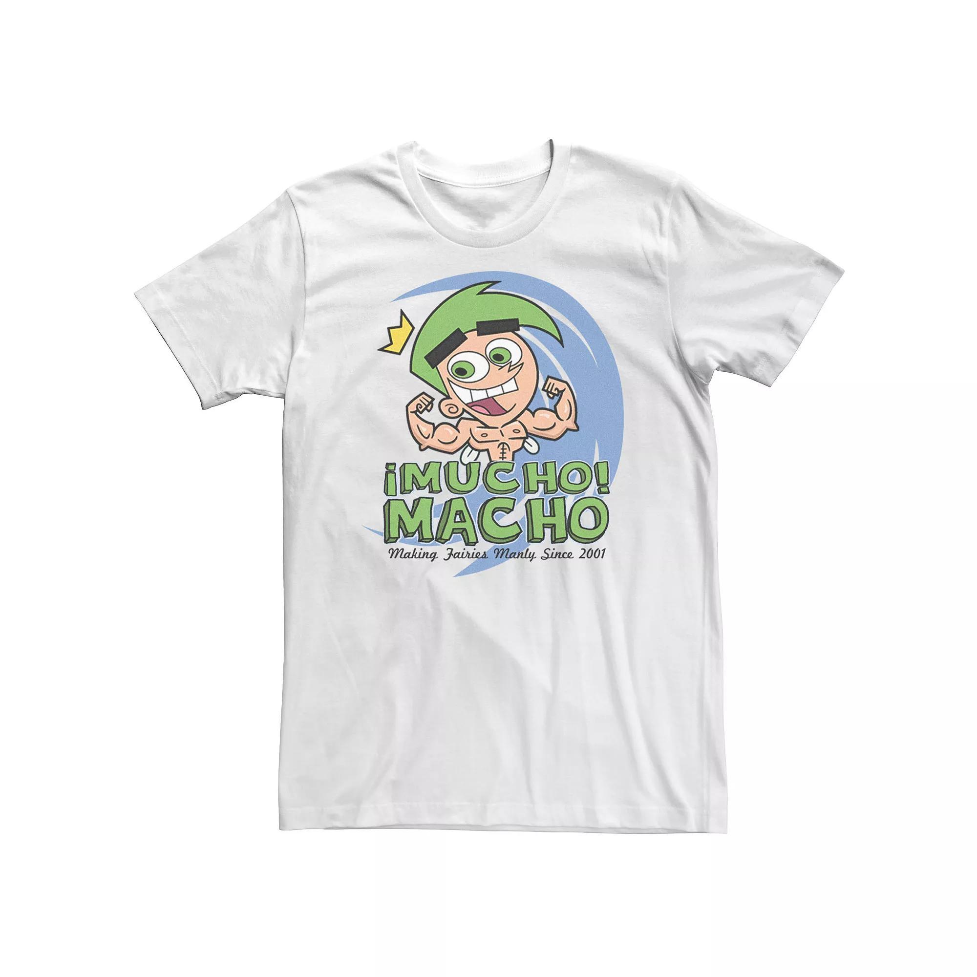 Big & Tall Nickelodeon Fairly OddParents Mucho Macho Tee, Men's,  Product Image