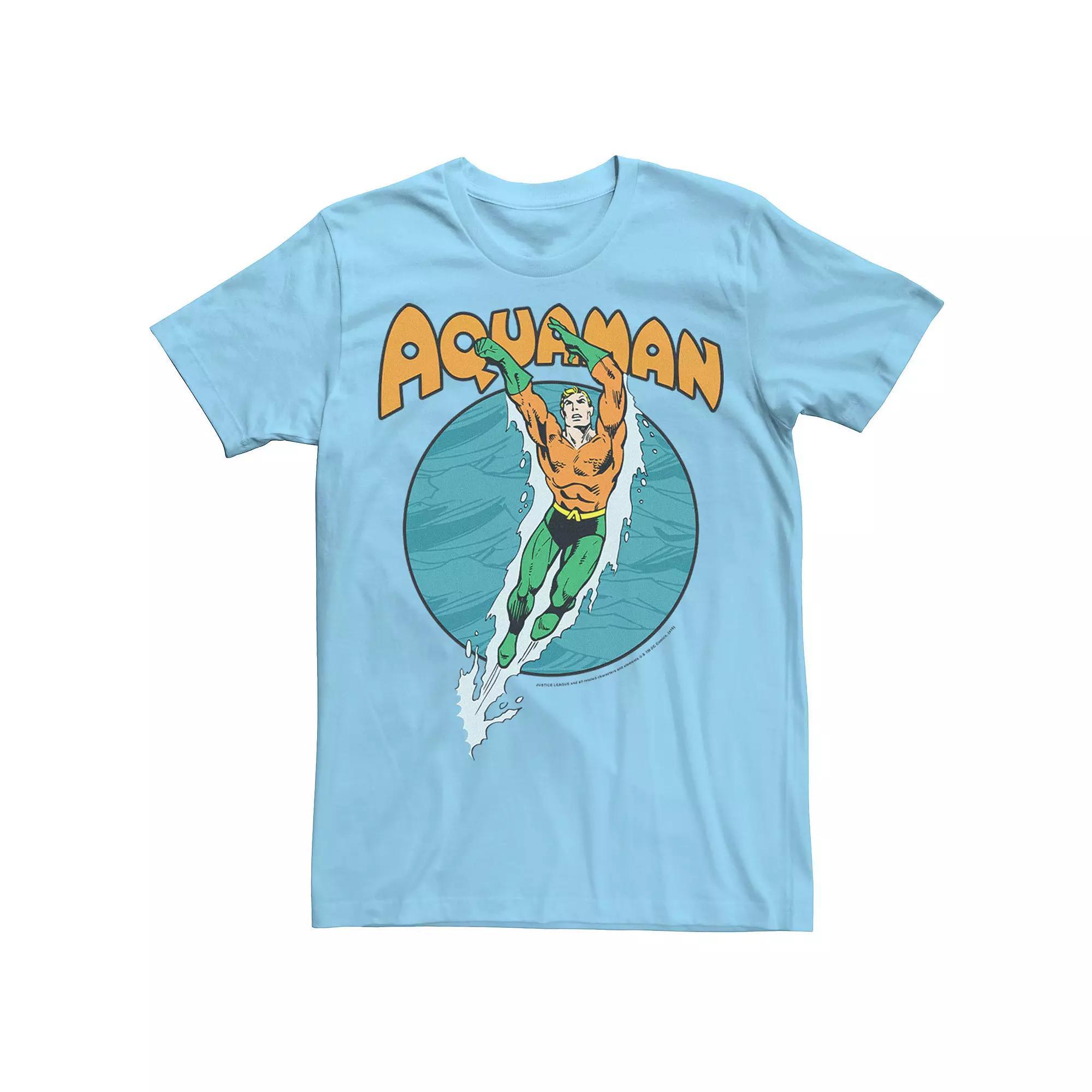 Men's DC Comics Aquaman Swimming Dance Tee,  Product Image