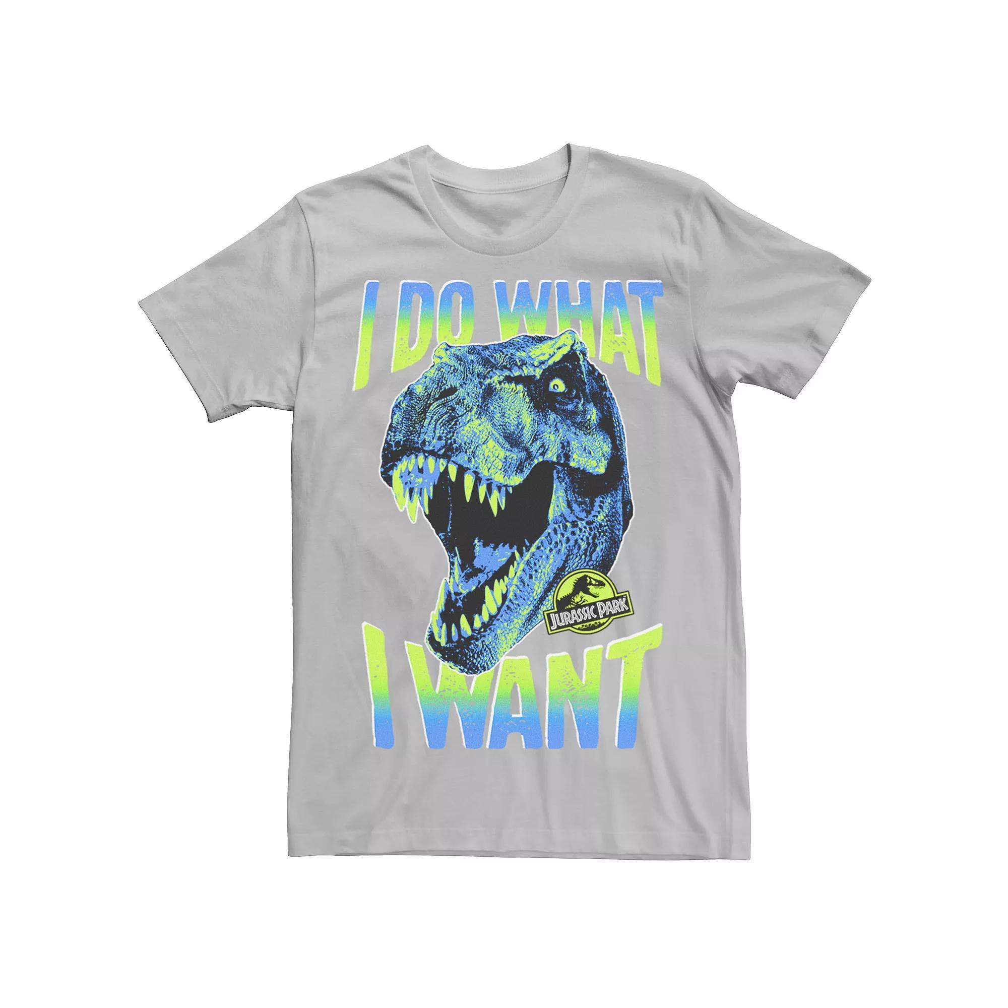 Men's Jurassic Park T-Rex I Do What I Want Tee, Size: Medium, Royal Product Image