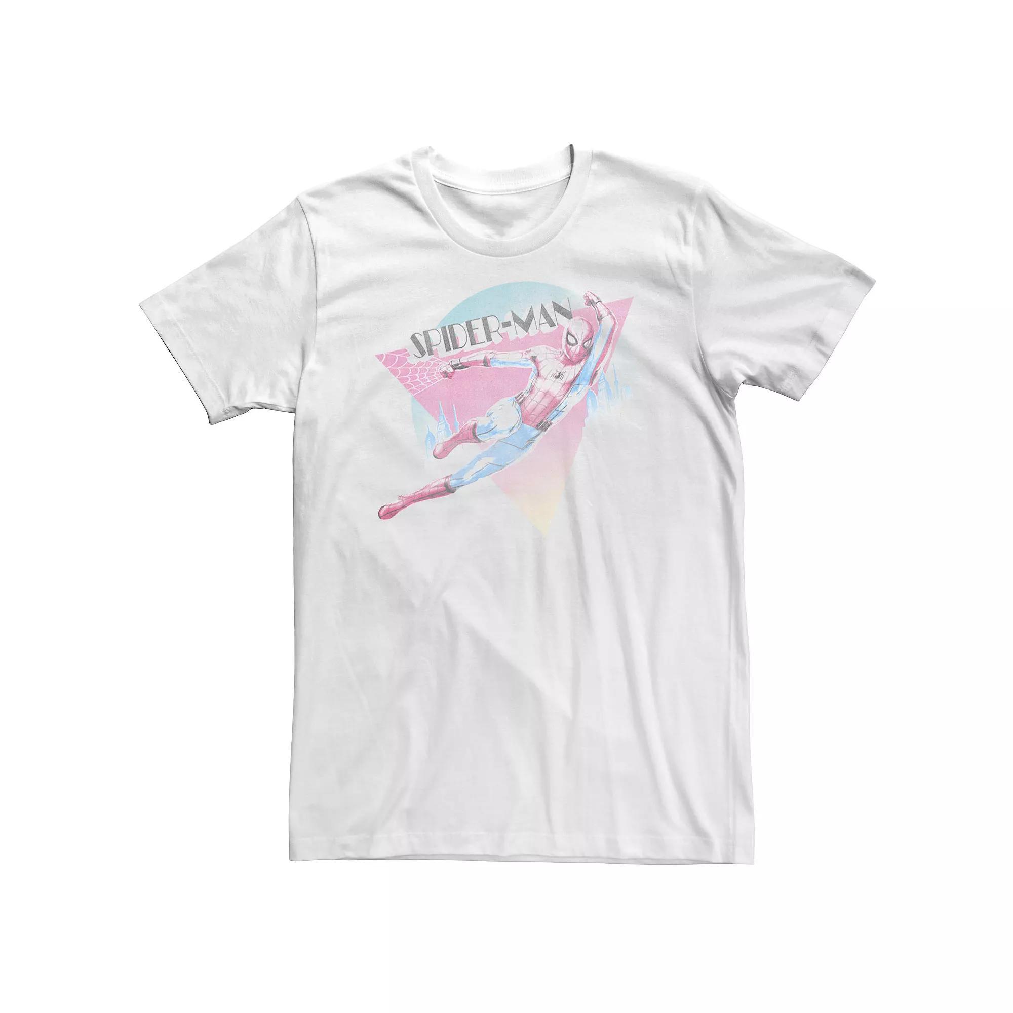 Big & Tall Marvel Spider-Man: Far From Home Spider-Man Swing Tee, Men's,  Product Image