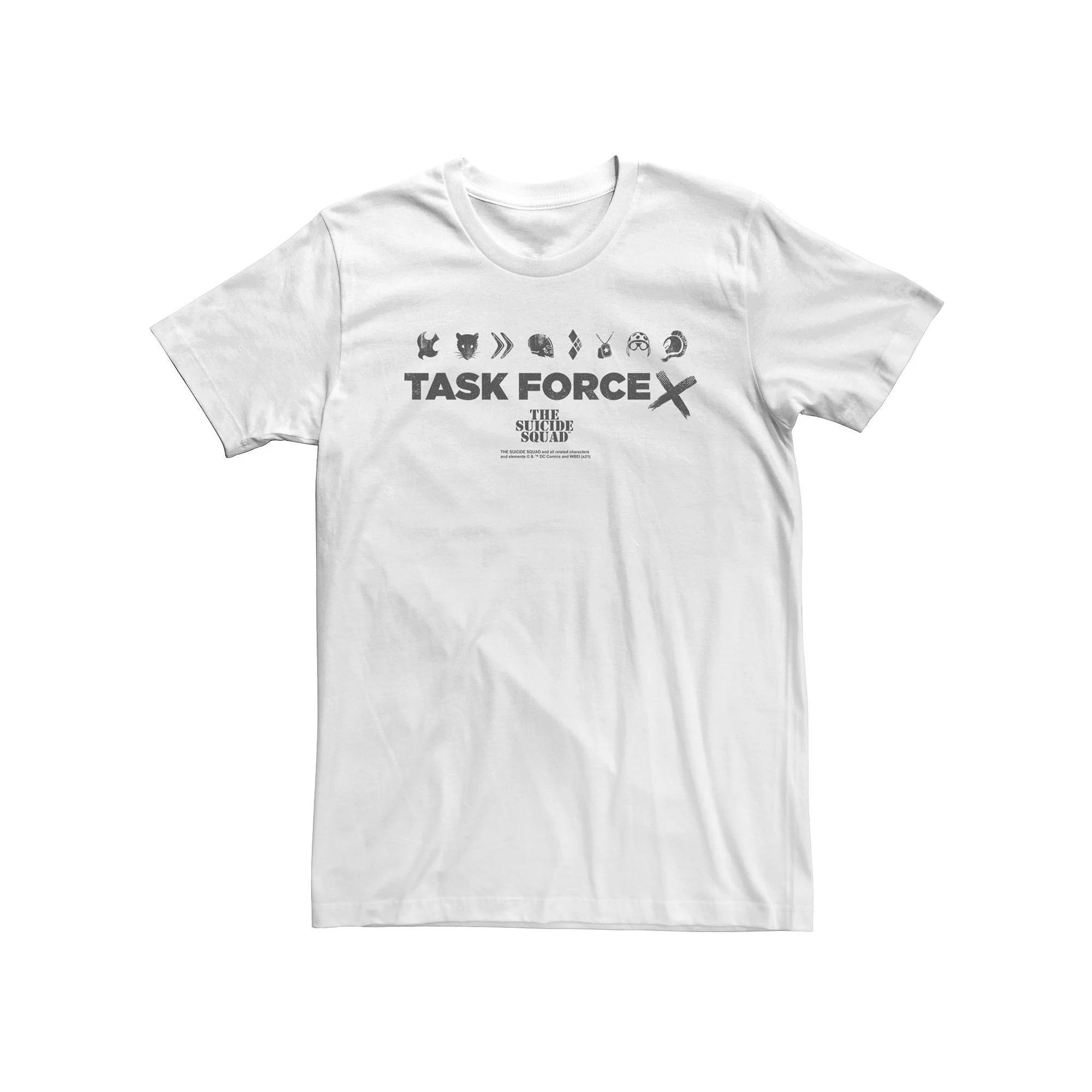 Big & Tall The Suicide Squad Task Force X Tee, Men's,  Product Image