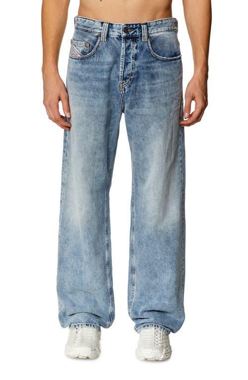 Diesel 2001 D-Macro L.32 Loose Fit Jeans in Light Blue Product Image