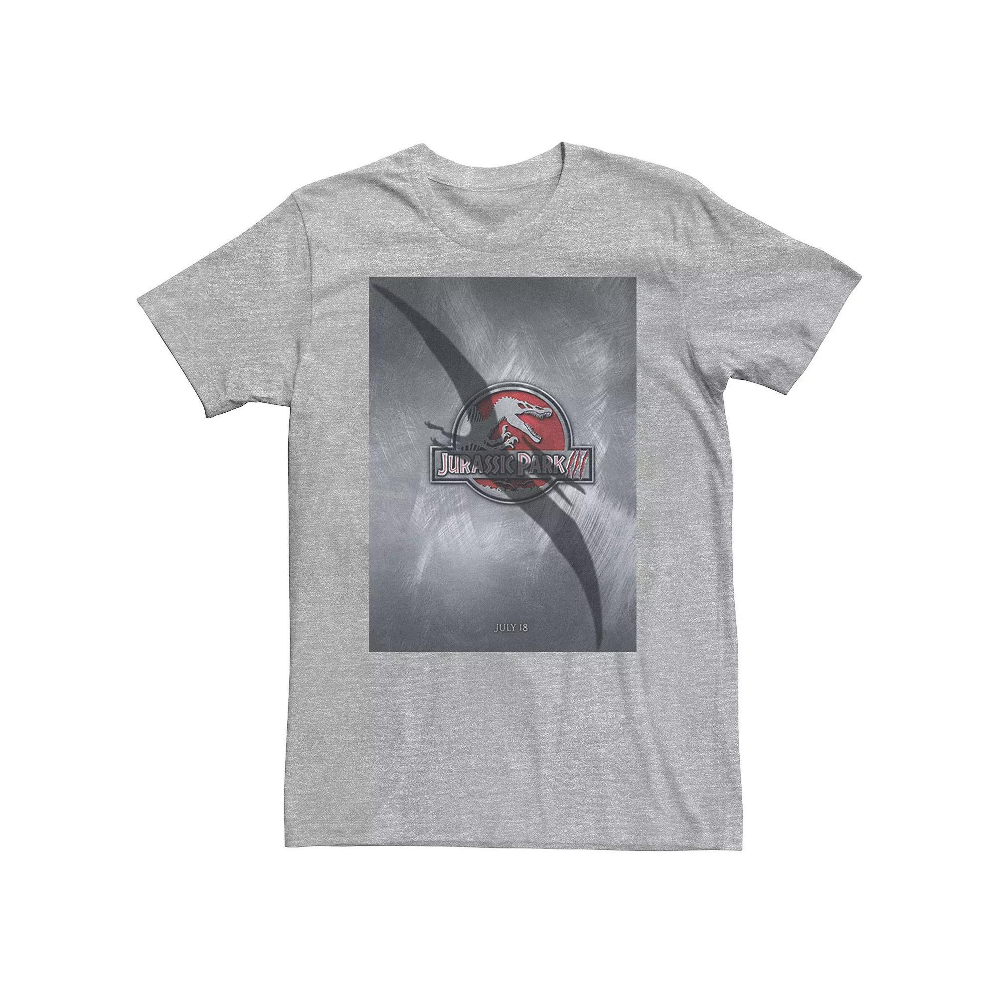 Big & Tall Jurassic Park 3 Movie Poster Pterodactyl Tee, Men's,  Product Image