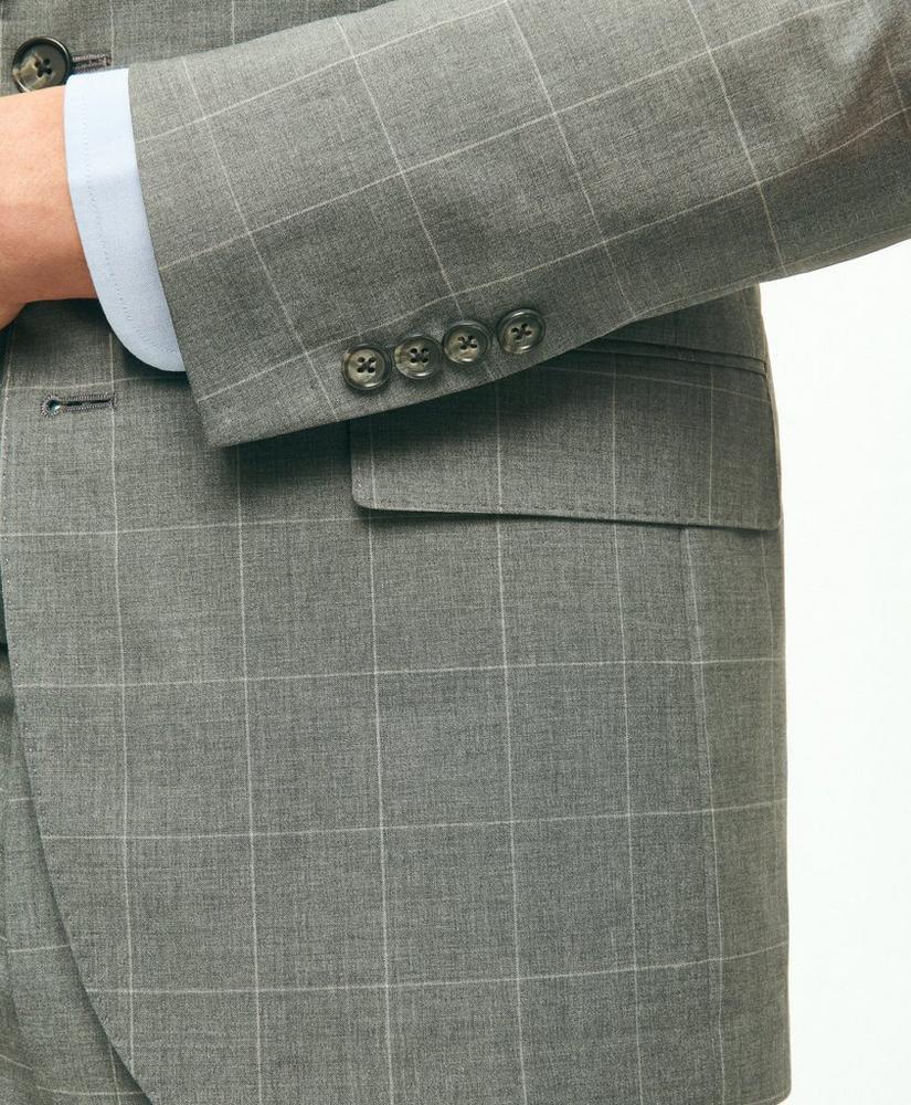 Slim Fit 1818 Windowpane Suit In Wool Product Image