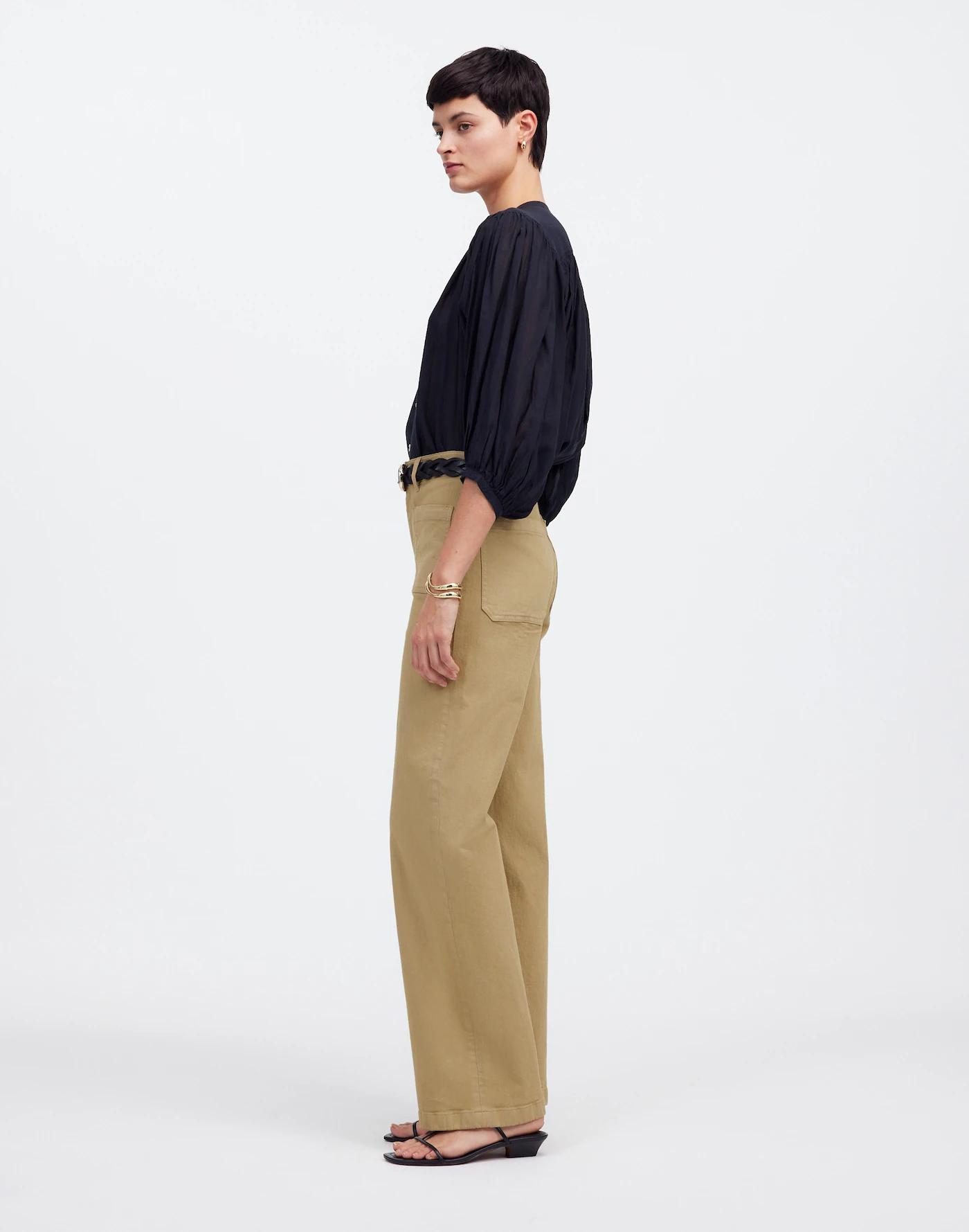 The Emmett Wide-Leg Pant: Patch Pocket Edition Product Image