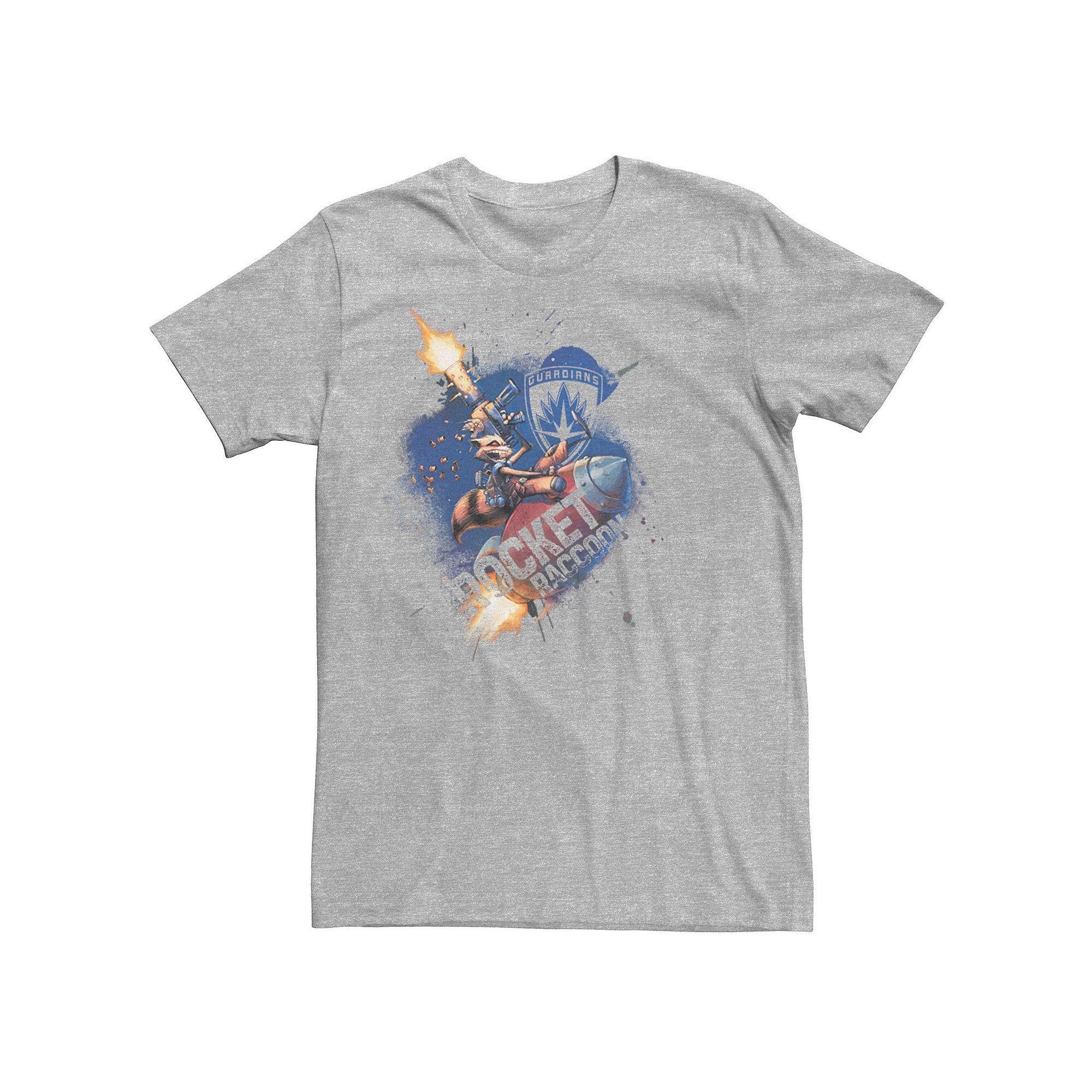 Men's Marvel Guardians Of The Galaxy Ride The Rocket Graphic Tee,  Product Image