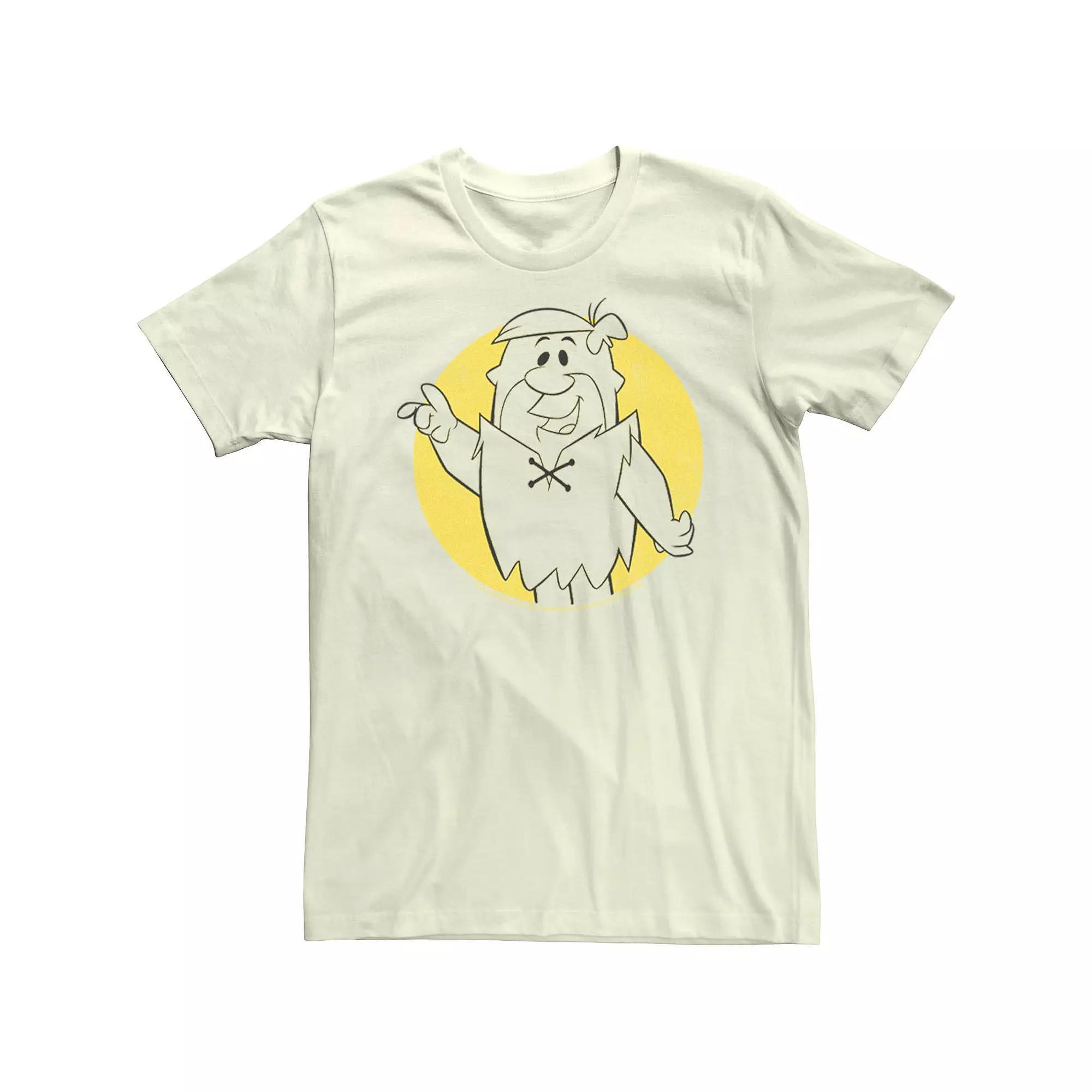 Men's The Flintstones Barney Circle Portrait Tee,  Product Image