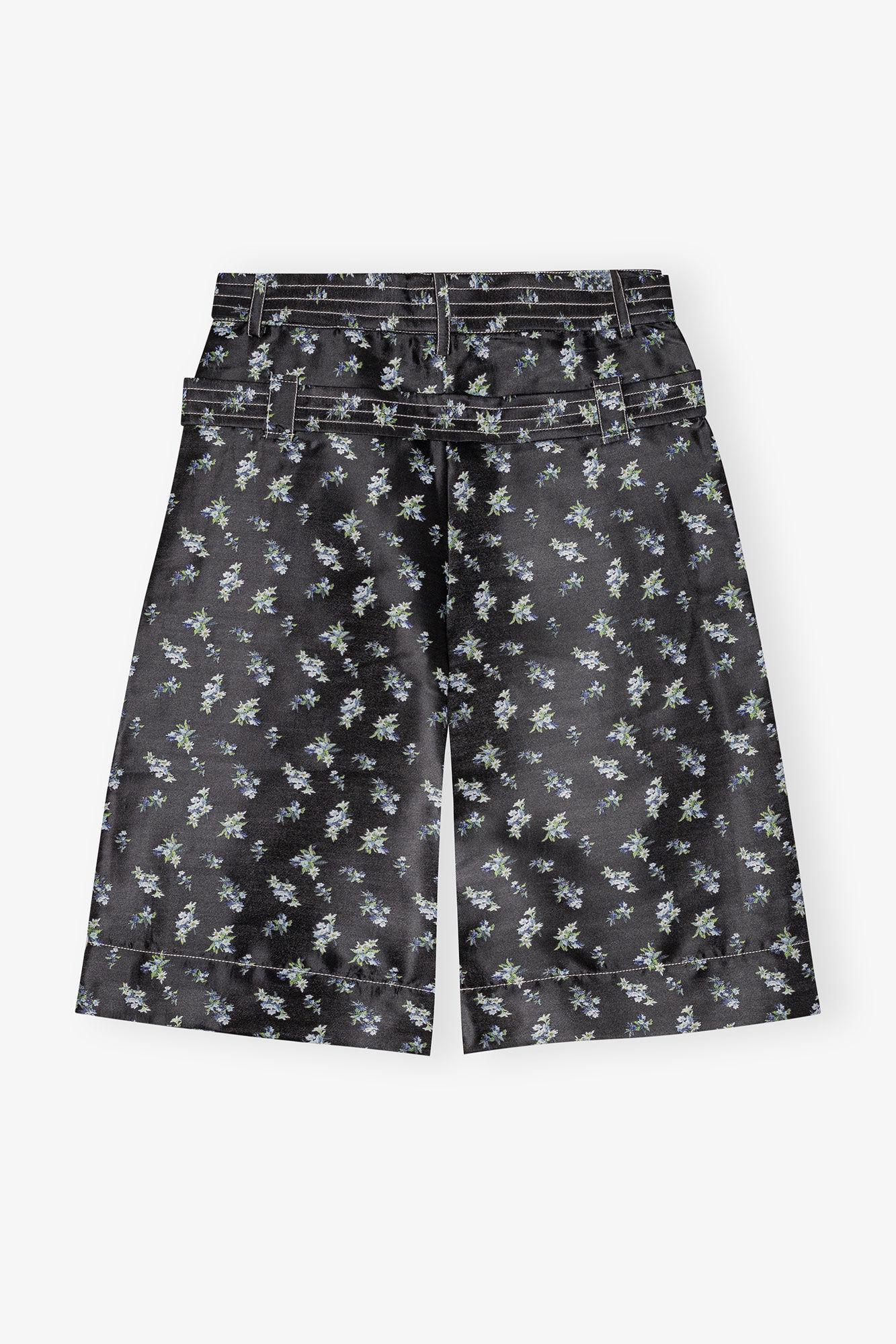 Floral Jacquard Shorts Product Image