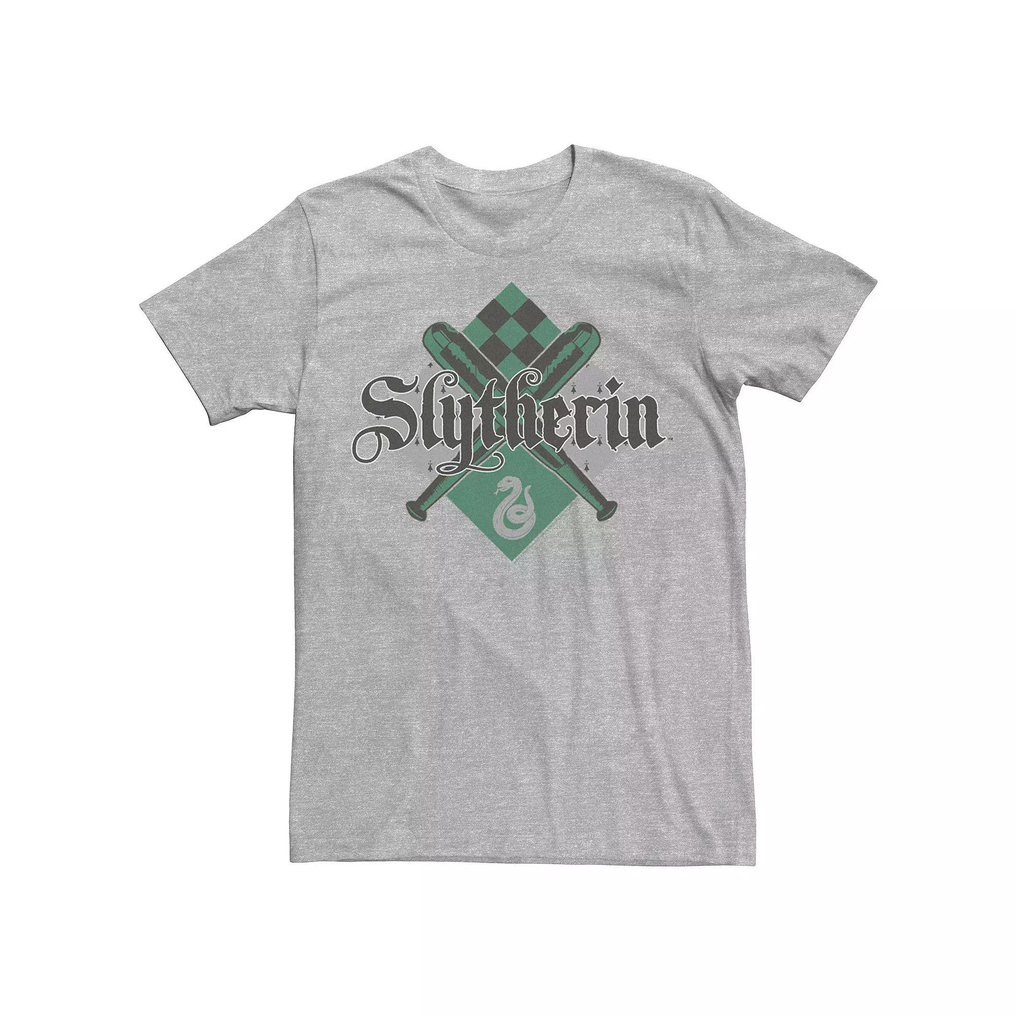 Men's Harry Potter Slytherin Quidditch Bats Cross Tee,  Product Image