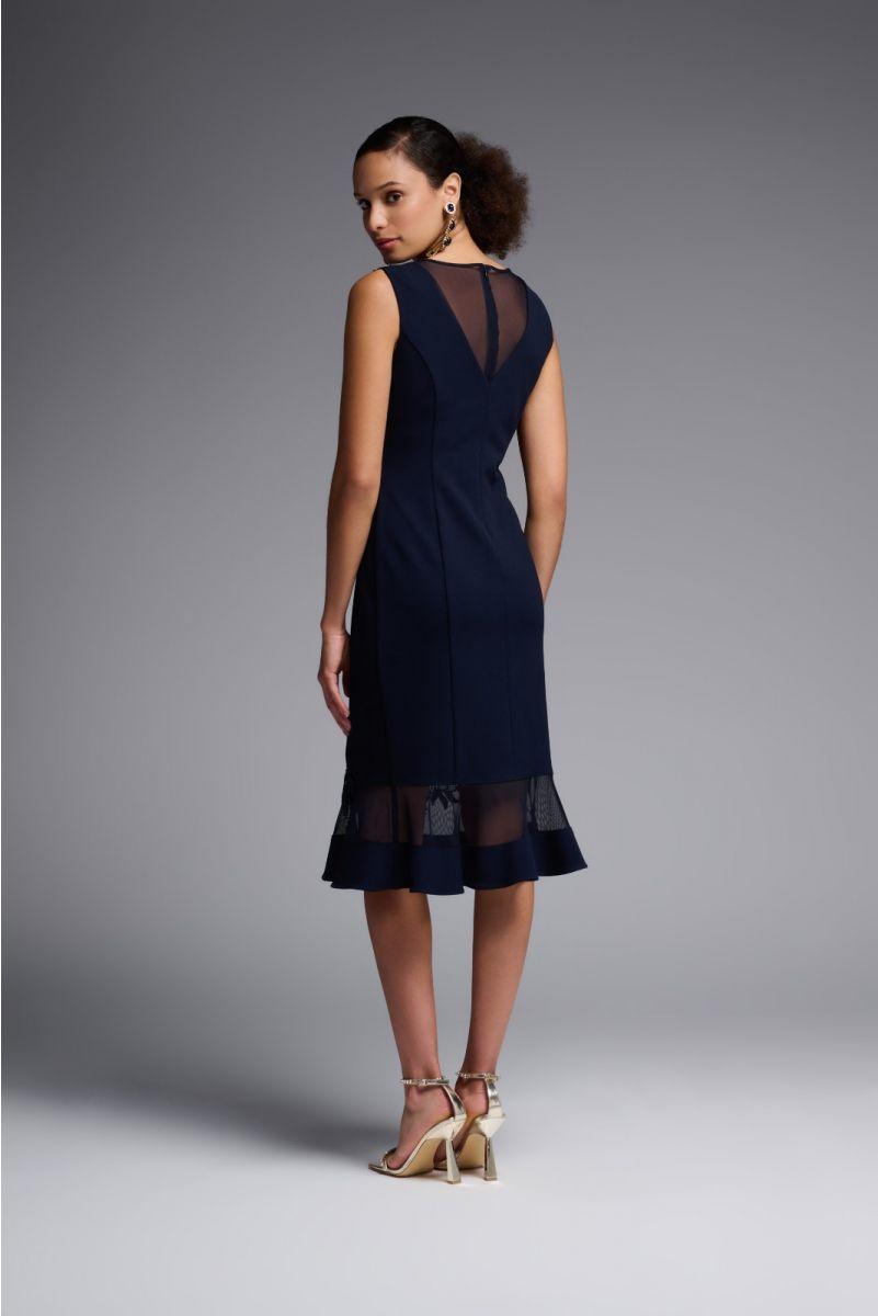 Mesh Detail Dress 231729 - Midnight Product Image