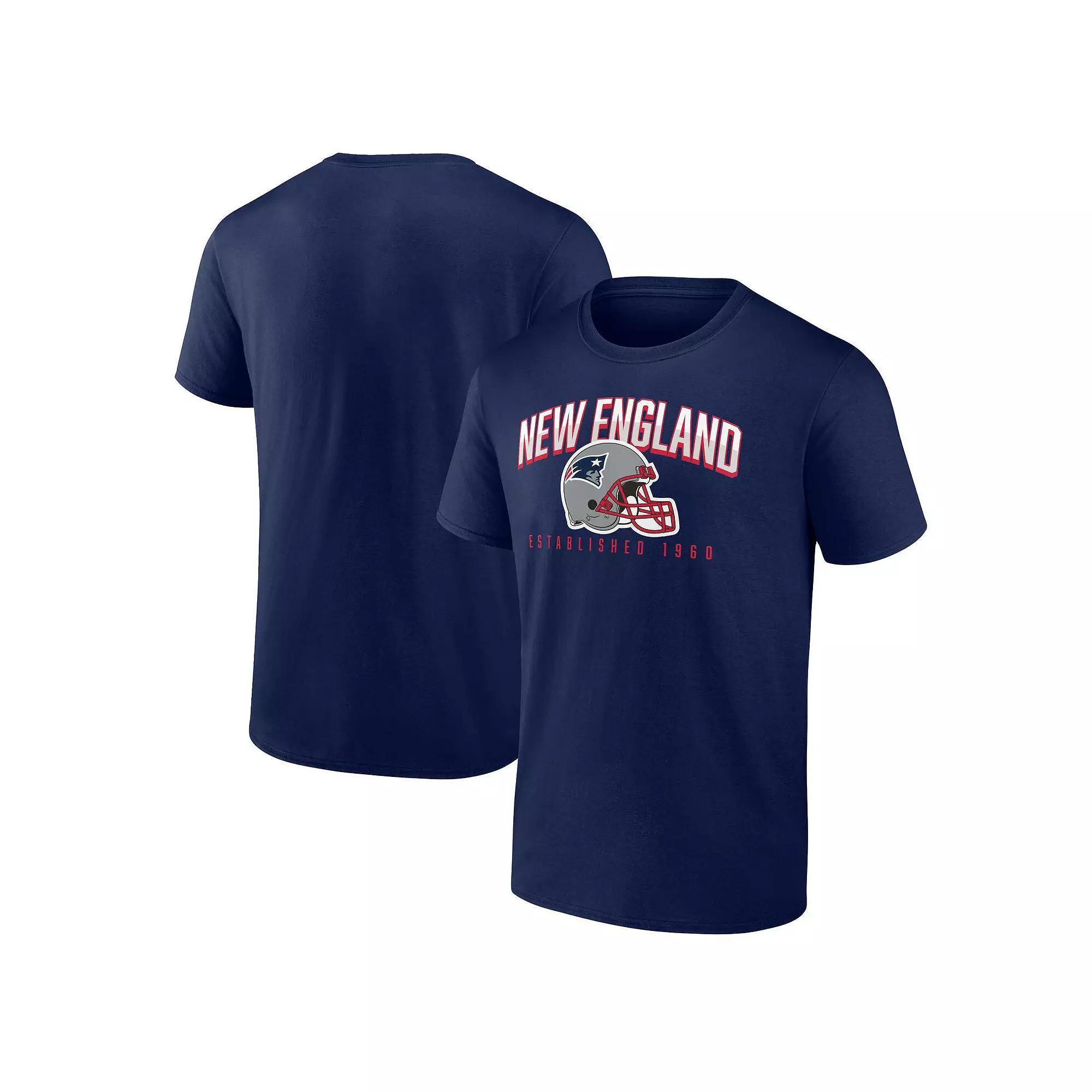 Men's Fanatics Branded Navy New England Patriots T-Shirt,  Product Image