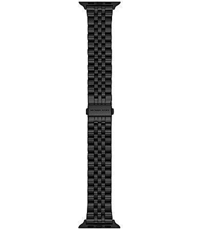 Michael Kors Mens Black Stainless Steel Band for Apple Watch Product Image