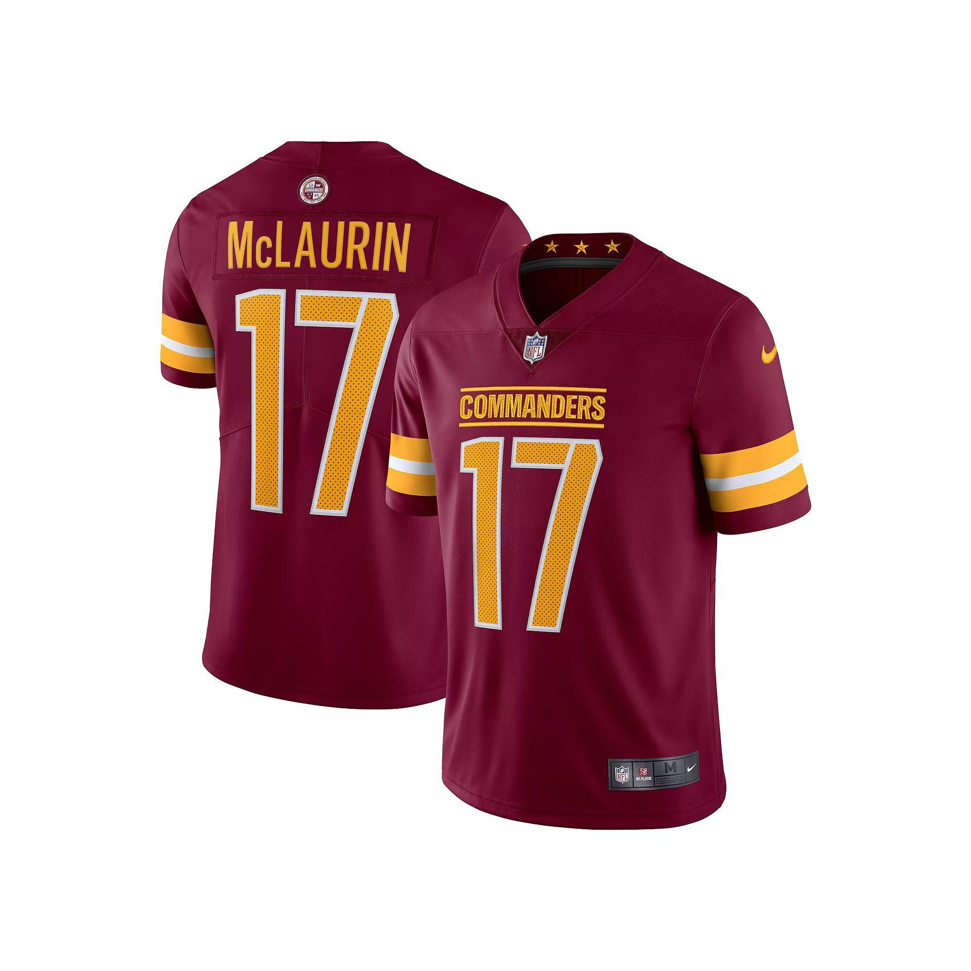 Men's Nike Terry McLaurin Burgundy Washington Commanders Vapor Limited Jersey,  Product Image