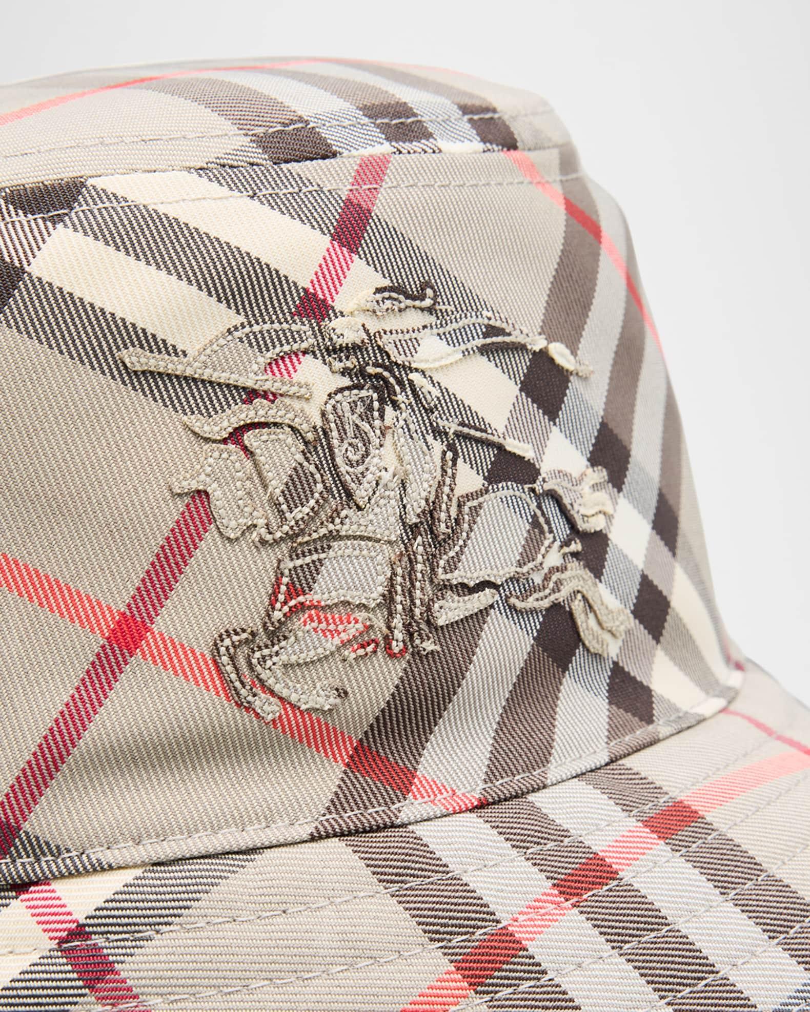 Mens Check EKD Bucket Hat Product Image