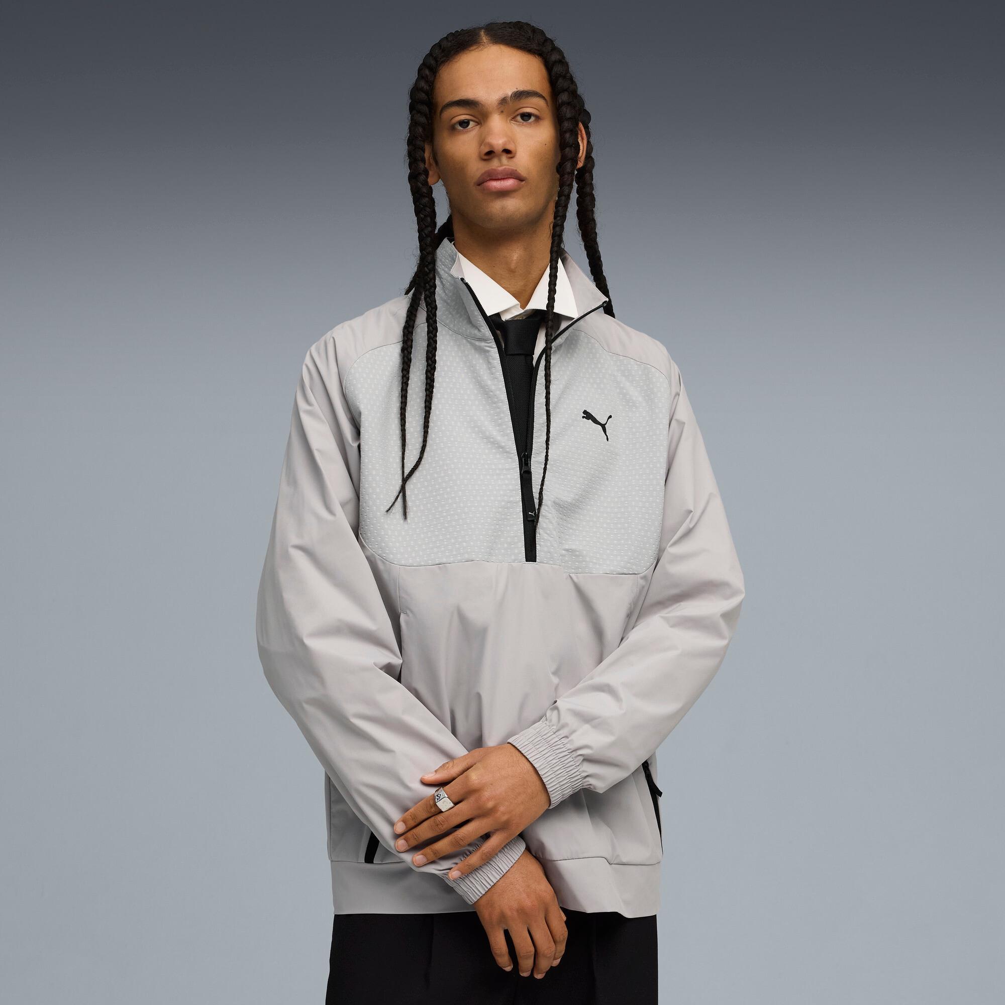 PUMATECH Half-Zip Crew Men in Grey Product Image
