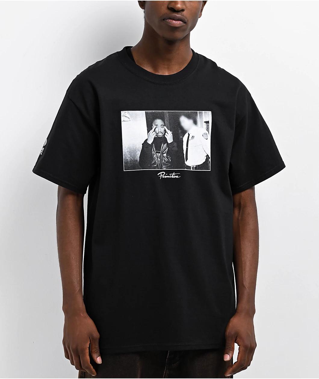 Primitive x Tupac Icon Black T-Shirt Product Image