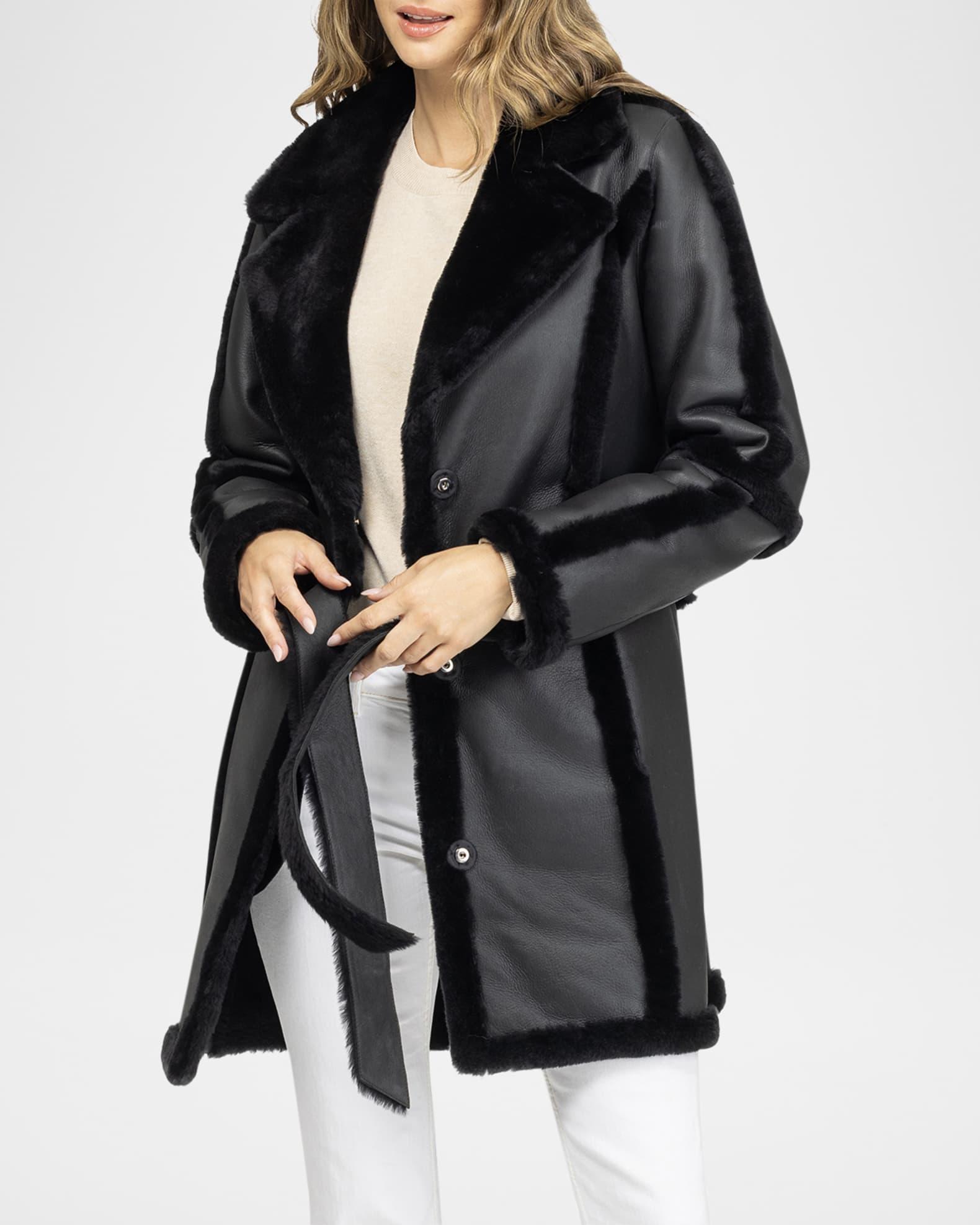 Merino Lamb Shearling Stroller with Belt Product Image