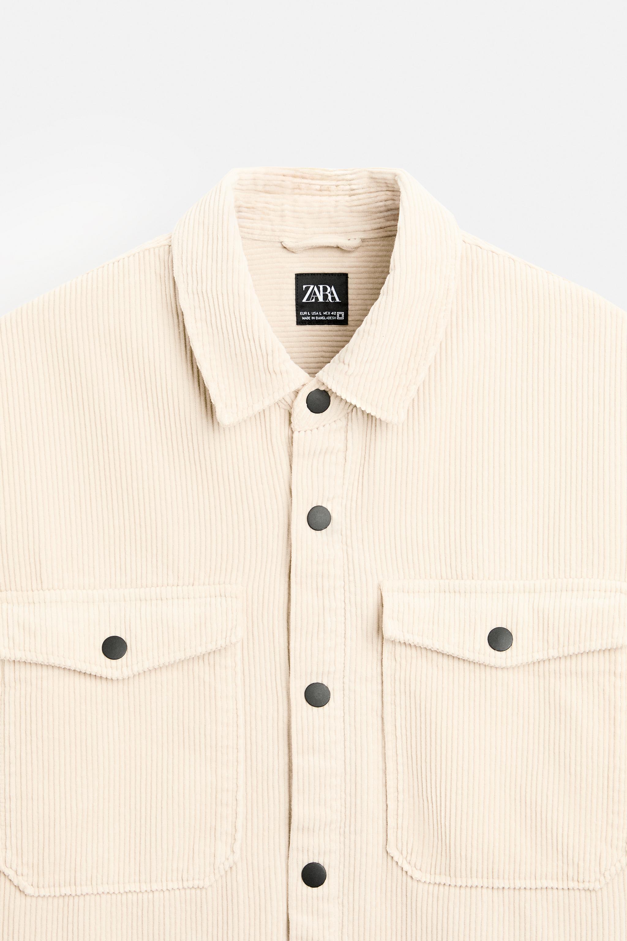 PADDED CORDUROY OVERSHIRT Product Image