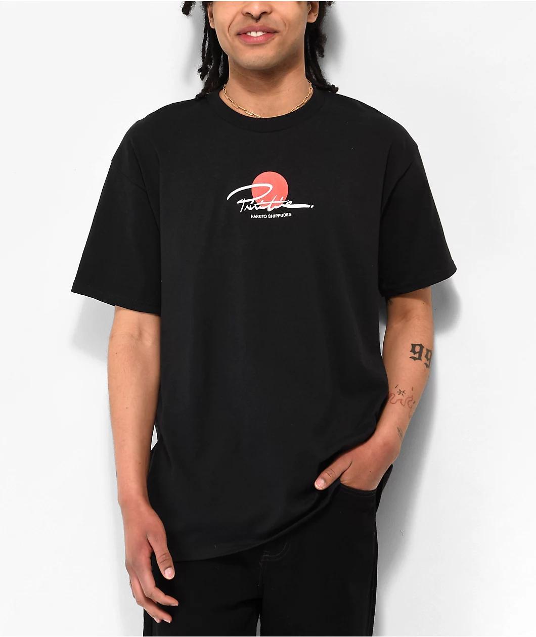 Primitive x Naruto Shippuden Itachi Warning Black T-Shirt Product Image
