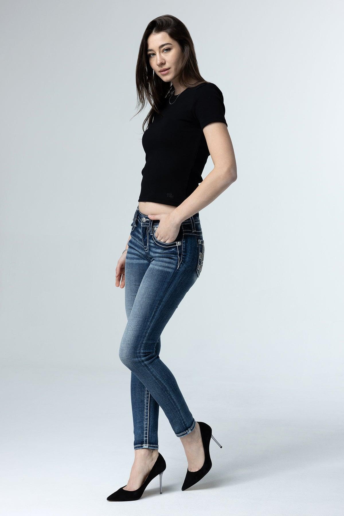 Floral Fleur Skinny Jeans Product Image