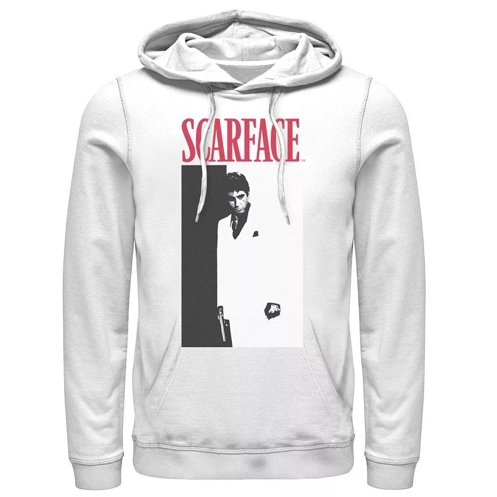 Men's Scarface Original Movie Poster Hoodie, Size: Medium, White Product Image