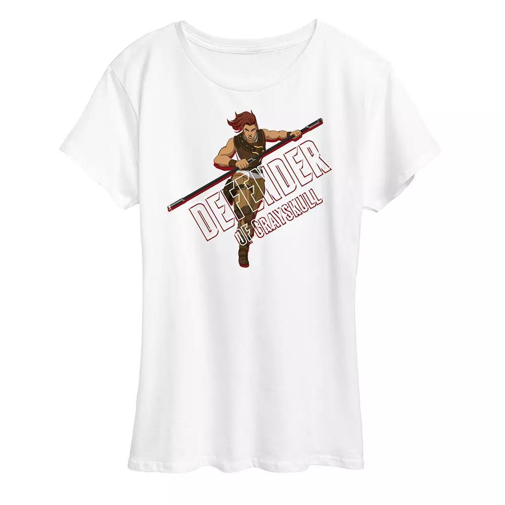 Women's Masters of the Universe Defender Graphic Tee, Size: Medium, White Product Image