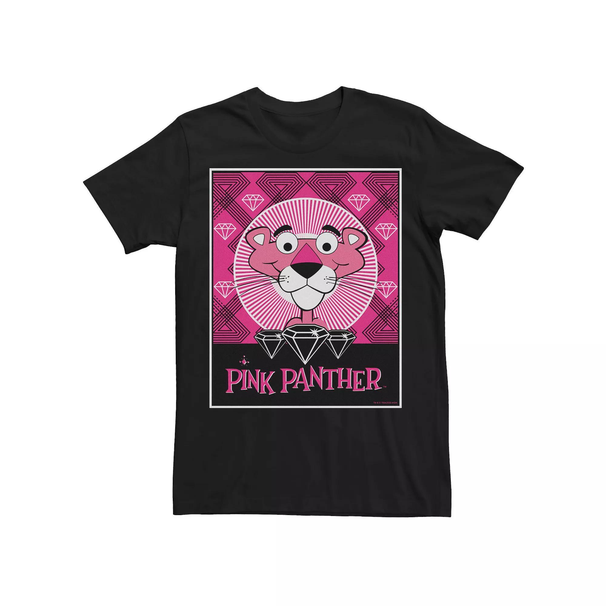 Men's The Pink Panther Gem Tonal Poster Tee,  Product Image