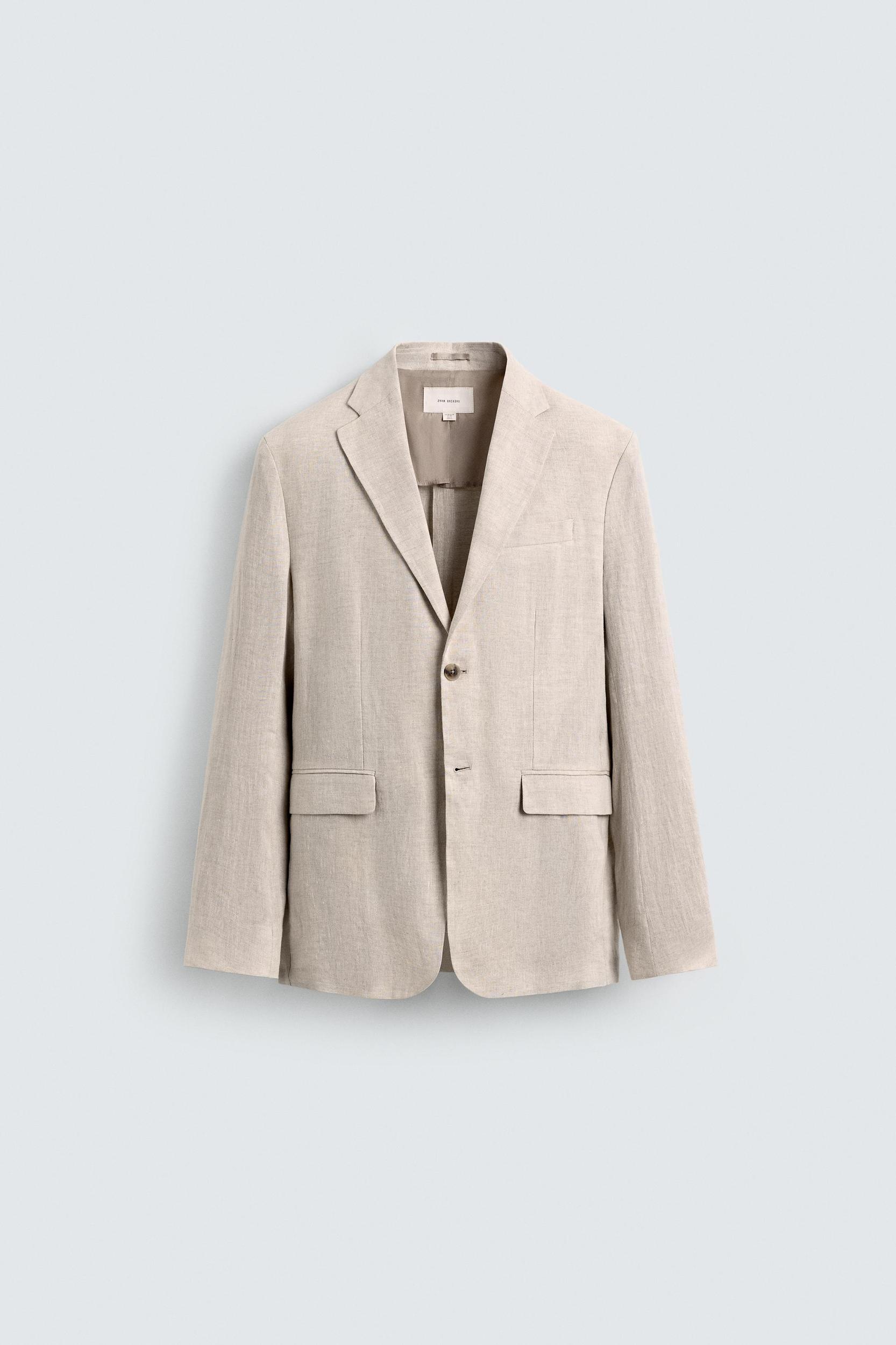 100% LINEN SUIT BLAZER Product Image