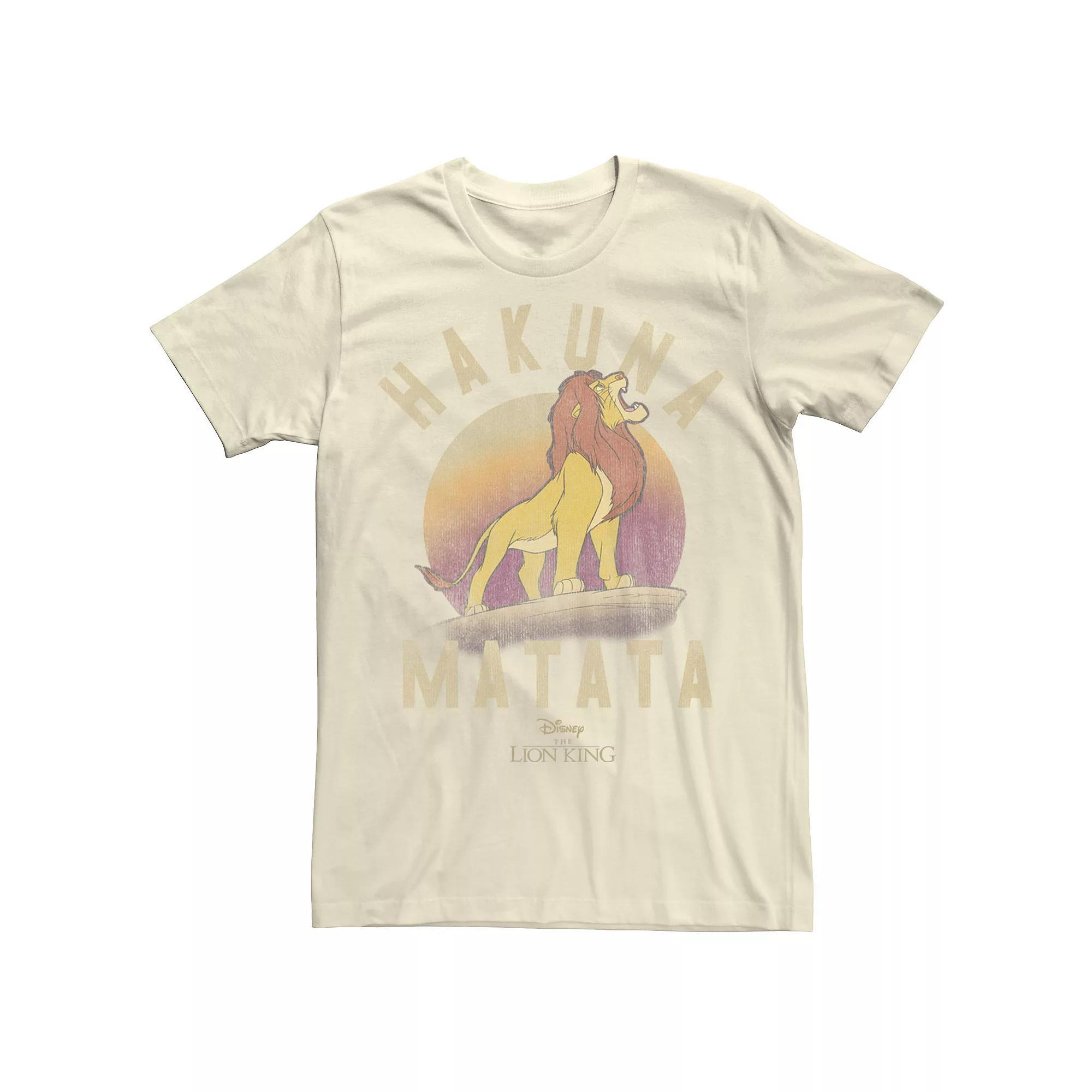 Disney's The Lion King Simba Men's Hakuna Matata Tee,  Product Image