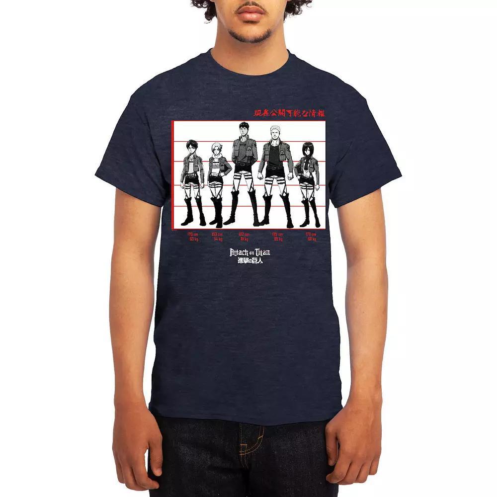 Men's Attack on Titan Tee, Boy's, Size: Medium, Royal Blue Product Image