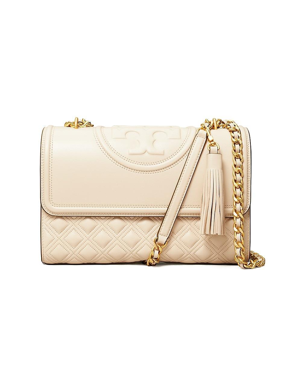 Tory Burch Fleming Medium Quilted Leather Convertible Shoulder Bag Product Image