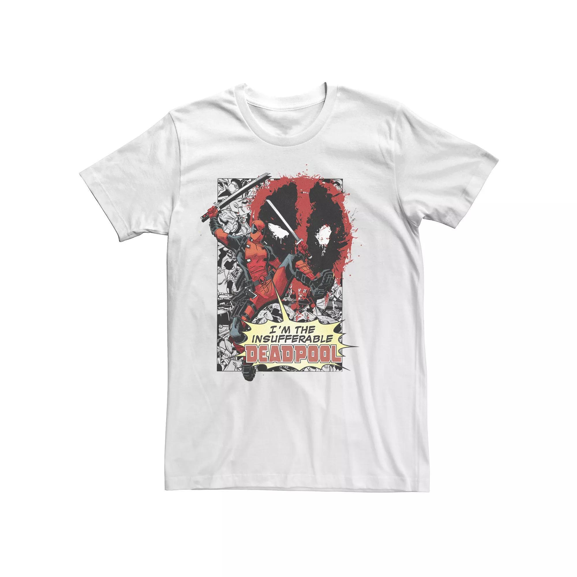 Mens Marvel Deadpool Insufferable Comic Tee Product Image