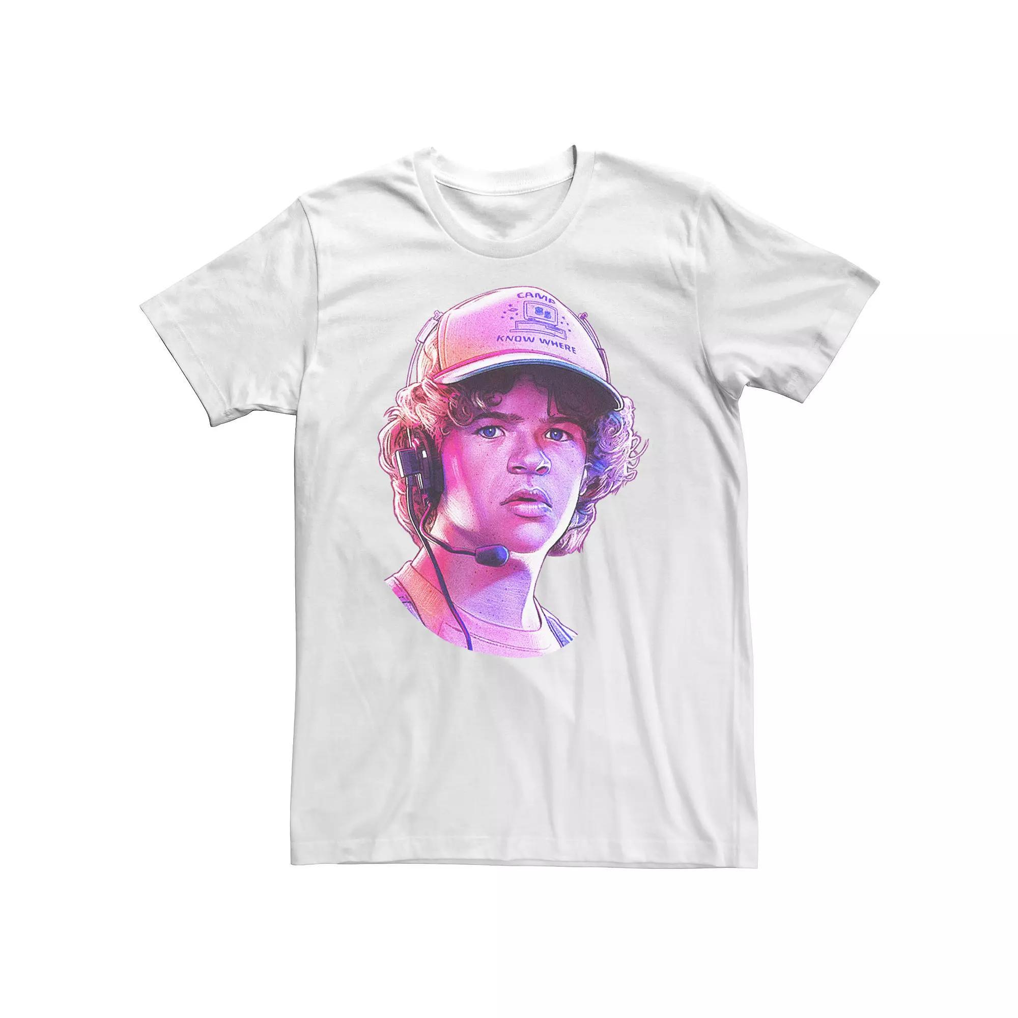 Big & Tall Stranger Things Dusty Large Rose Tone Portrait Tee, Men's,  Product Image