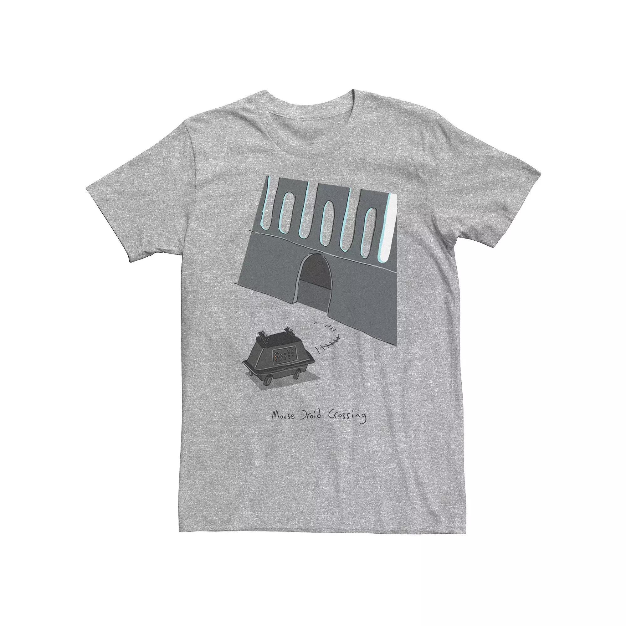 Men's Star Wars Mouse Droid Crossing Tee,  Product Image