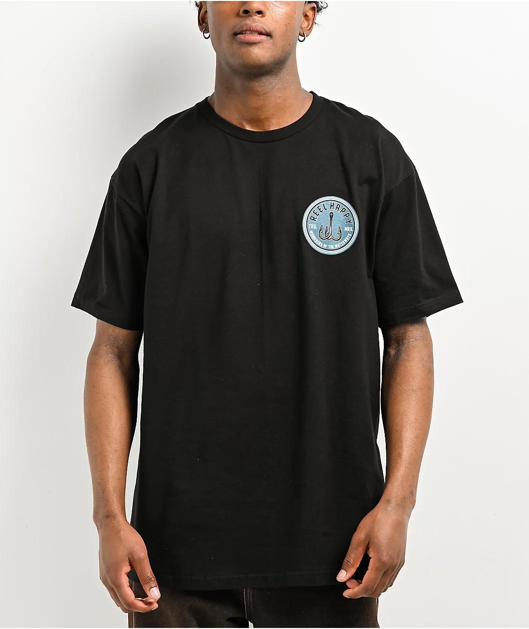 Reel Happy Co. 420 Night Trippers Black T-Shirt Product Image