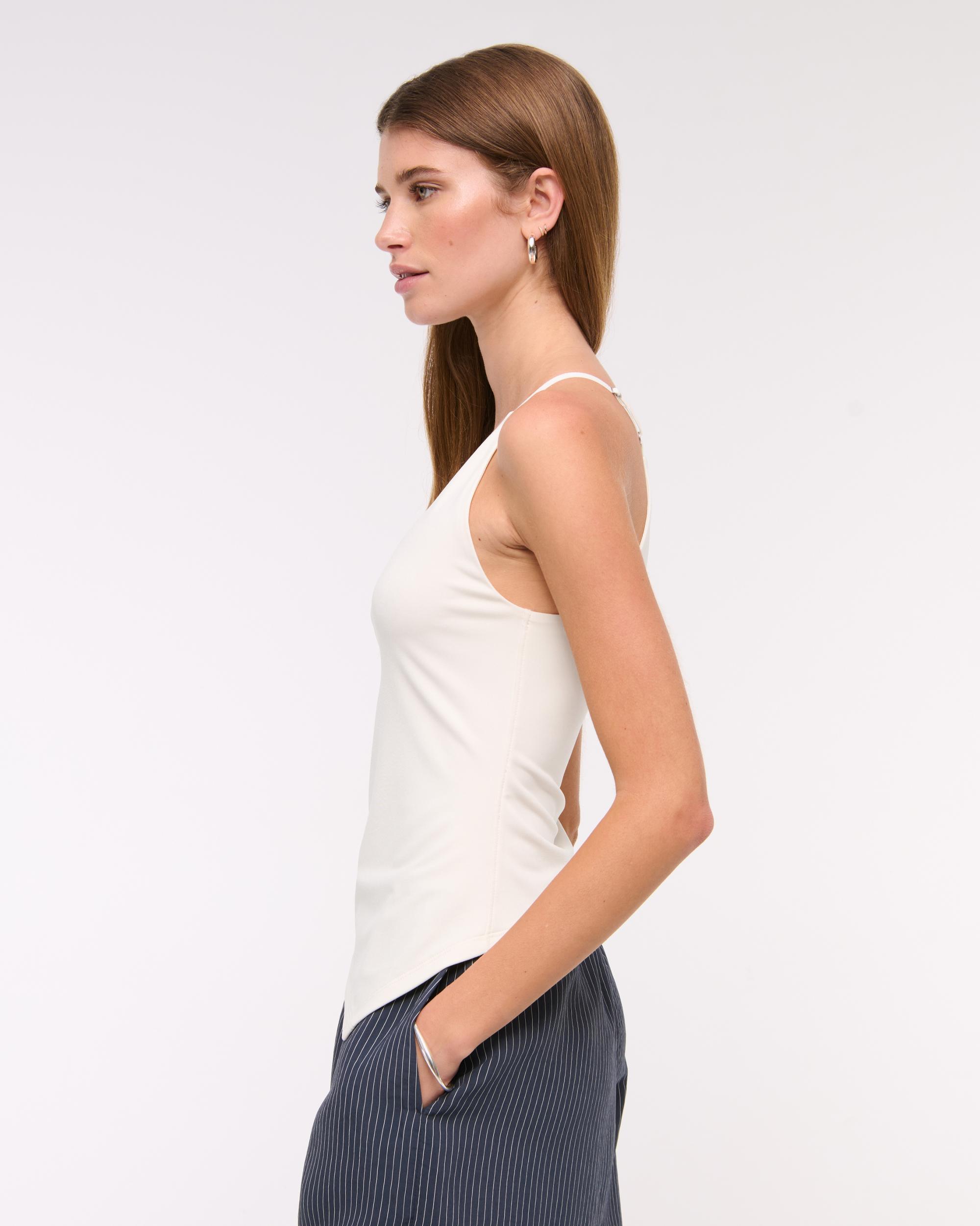 One-Shoulder Asymmetrical Top Product Image