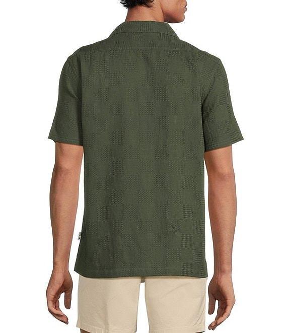Rowm's Outsider's Oasis Short Sleeve Textured Solid Shirt Product Image
