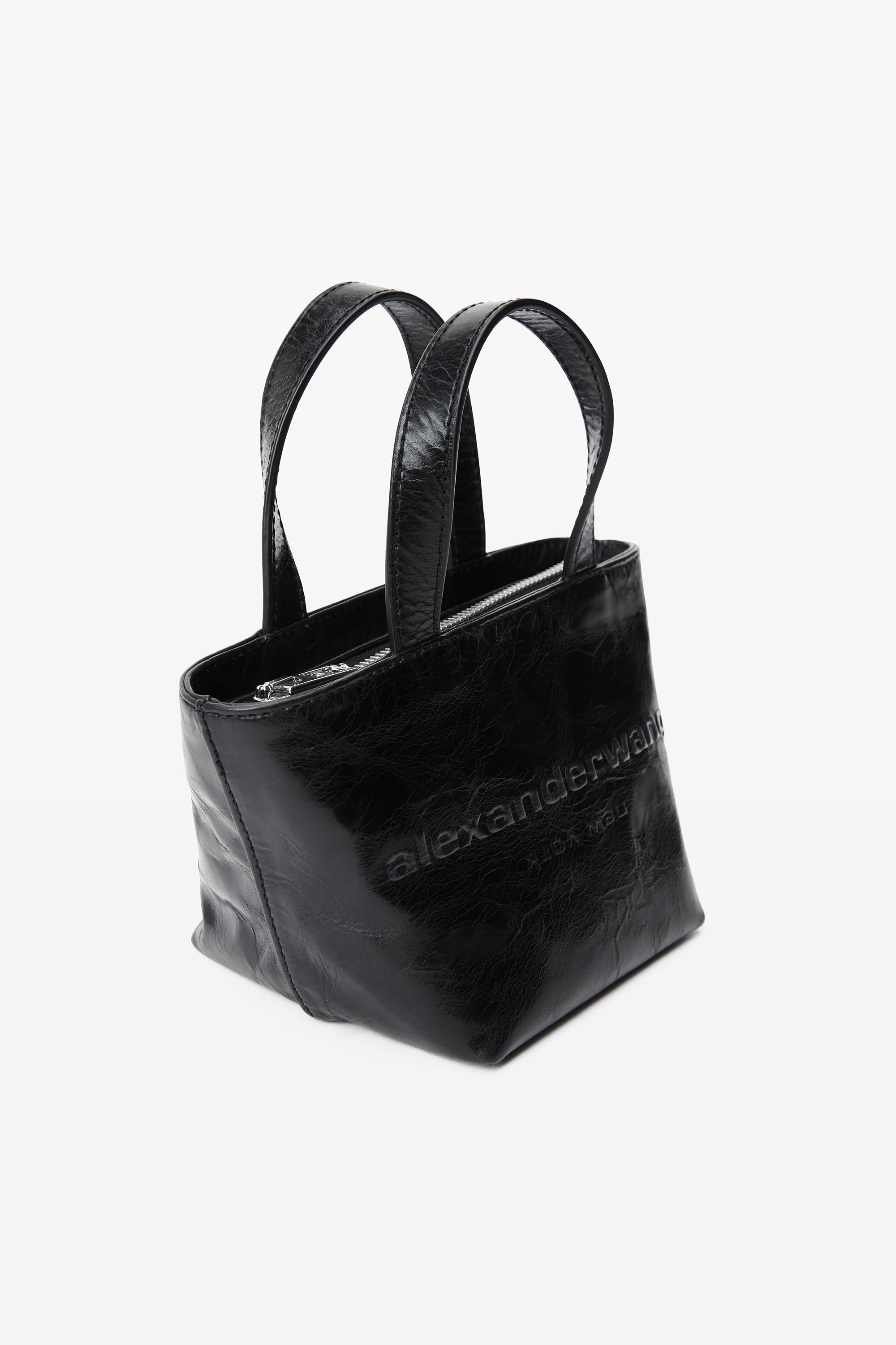 Punch Mini Tote Bag In Crackle Patent Leather Product Image