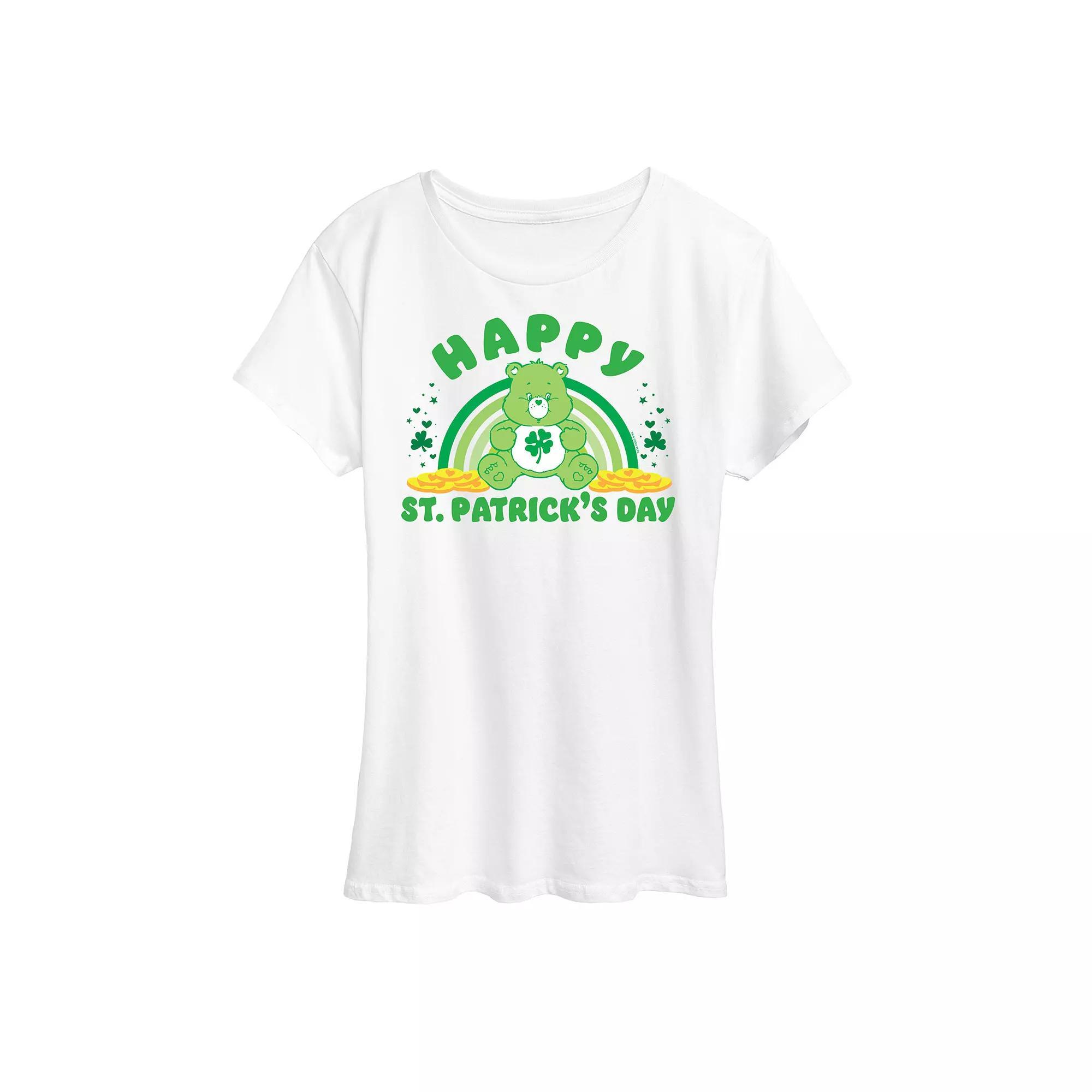 Women's Care Bears Happy St. Patrick's Day Graphic Tee,  Product Image