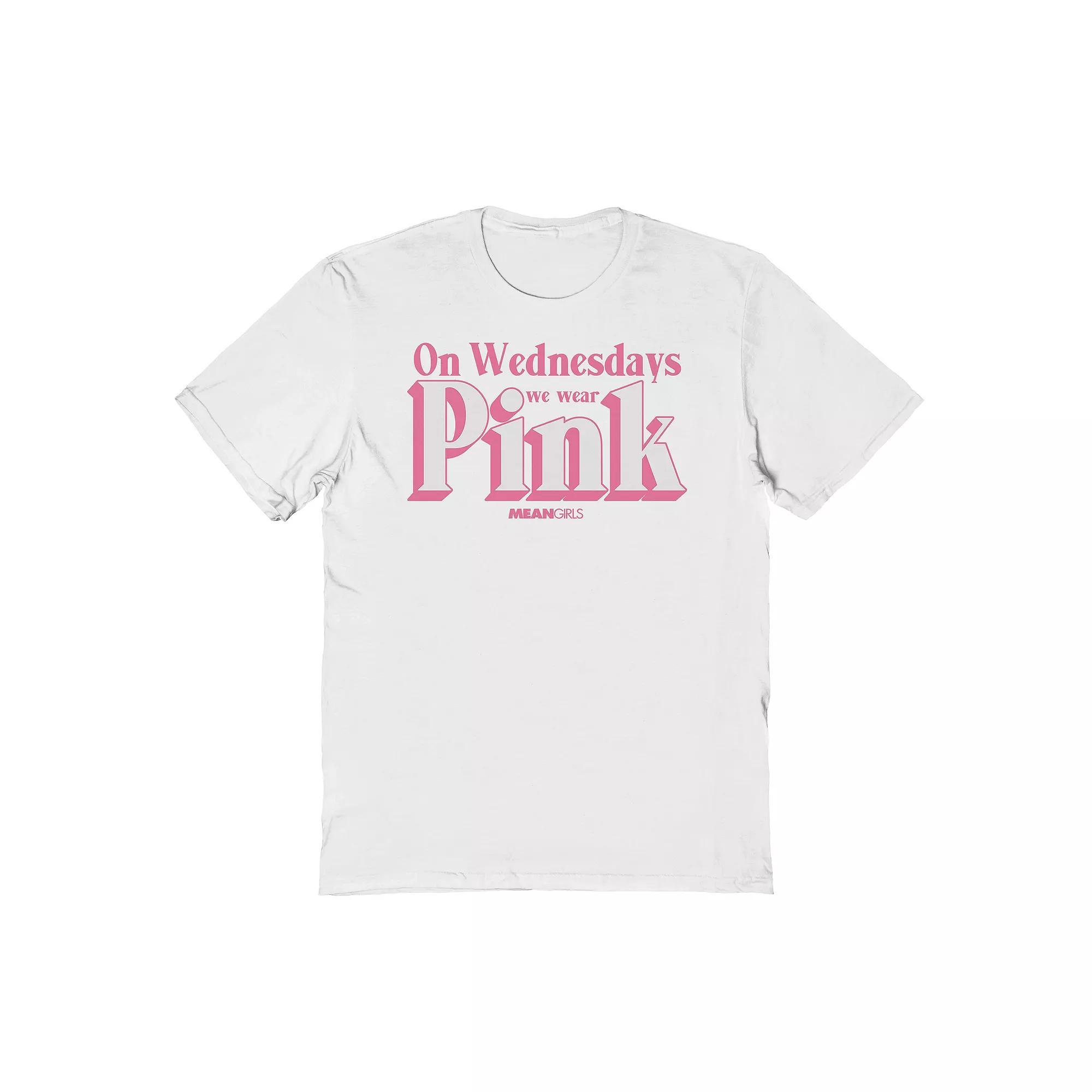 Men's On Wednesdays We Wear Pink Graphic Tee, Adult Unisex,  Product Image