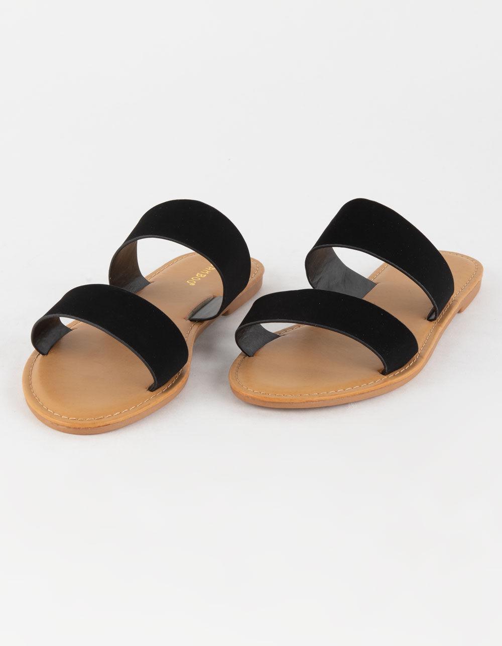 BAMBOO Double Strap Womens Sandals Product Image