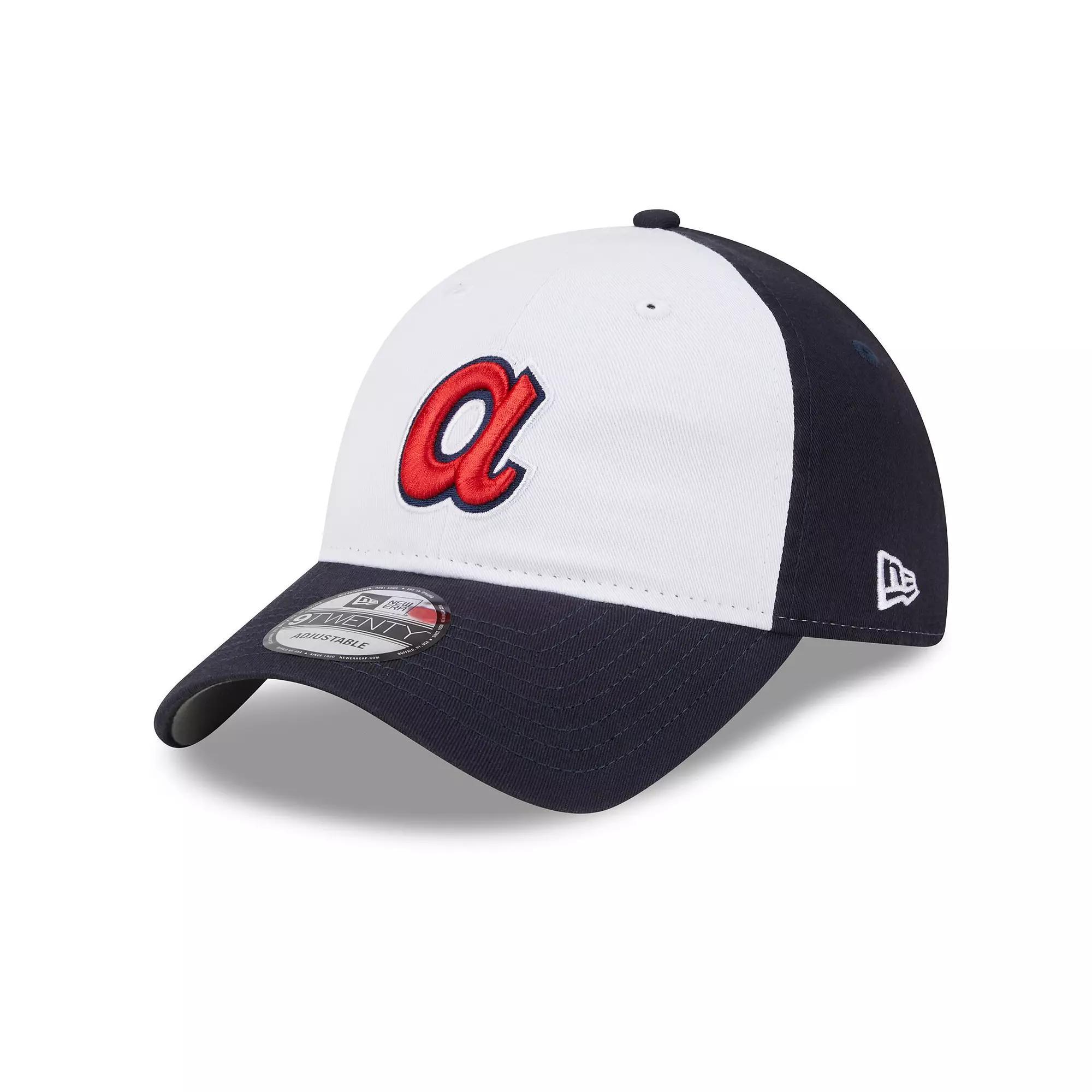 Men's New Era  White Atlanta Braves 2024 Batting Practice 9TWENTY Adjustable Hat Product Image
