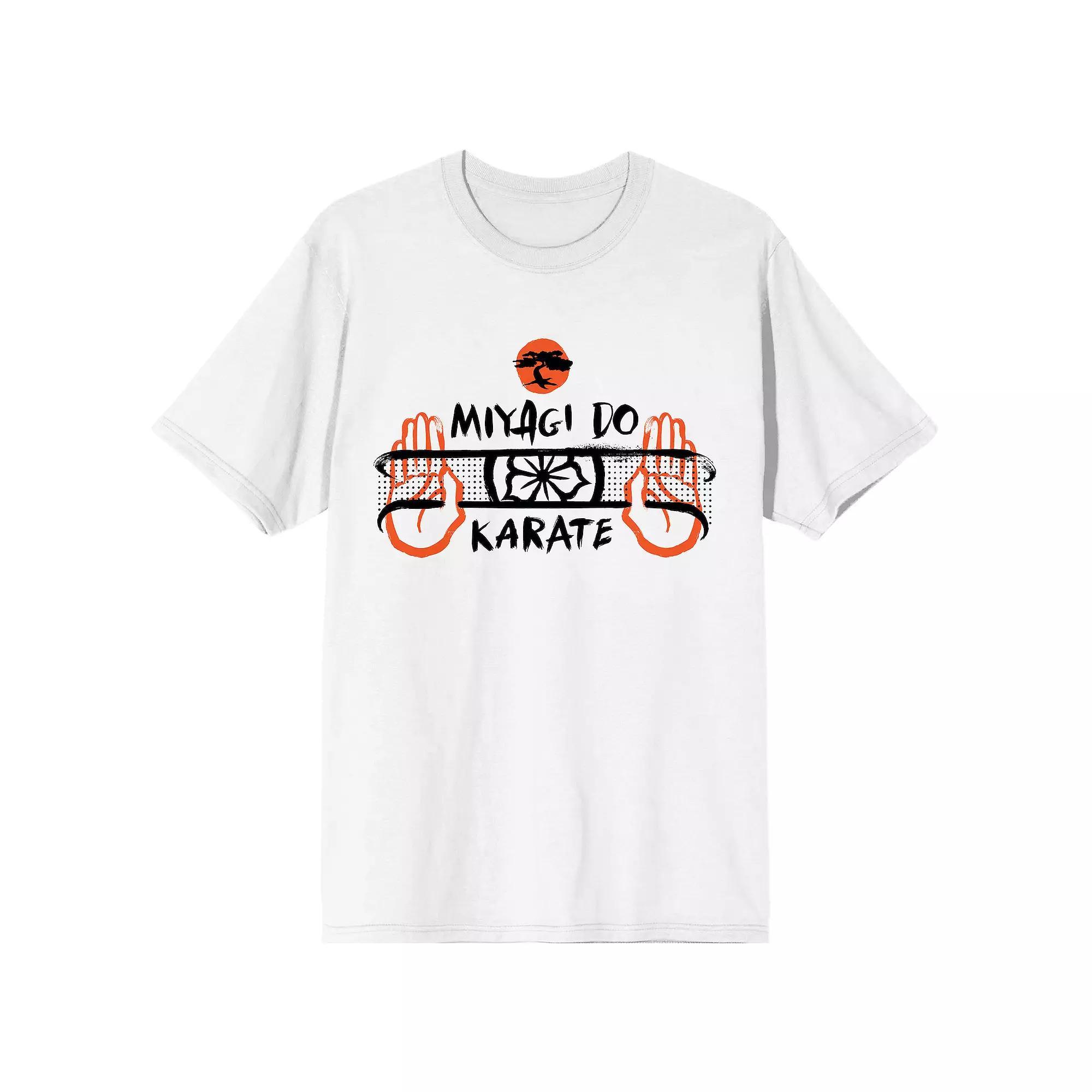 Men's Cobra Kai Miyagi-Do Karate Tee, Size: Medium, White Product Image